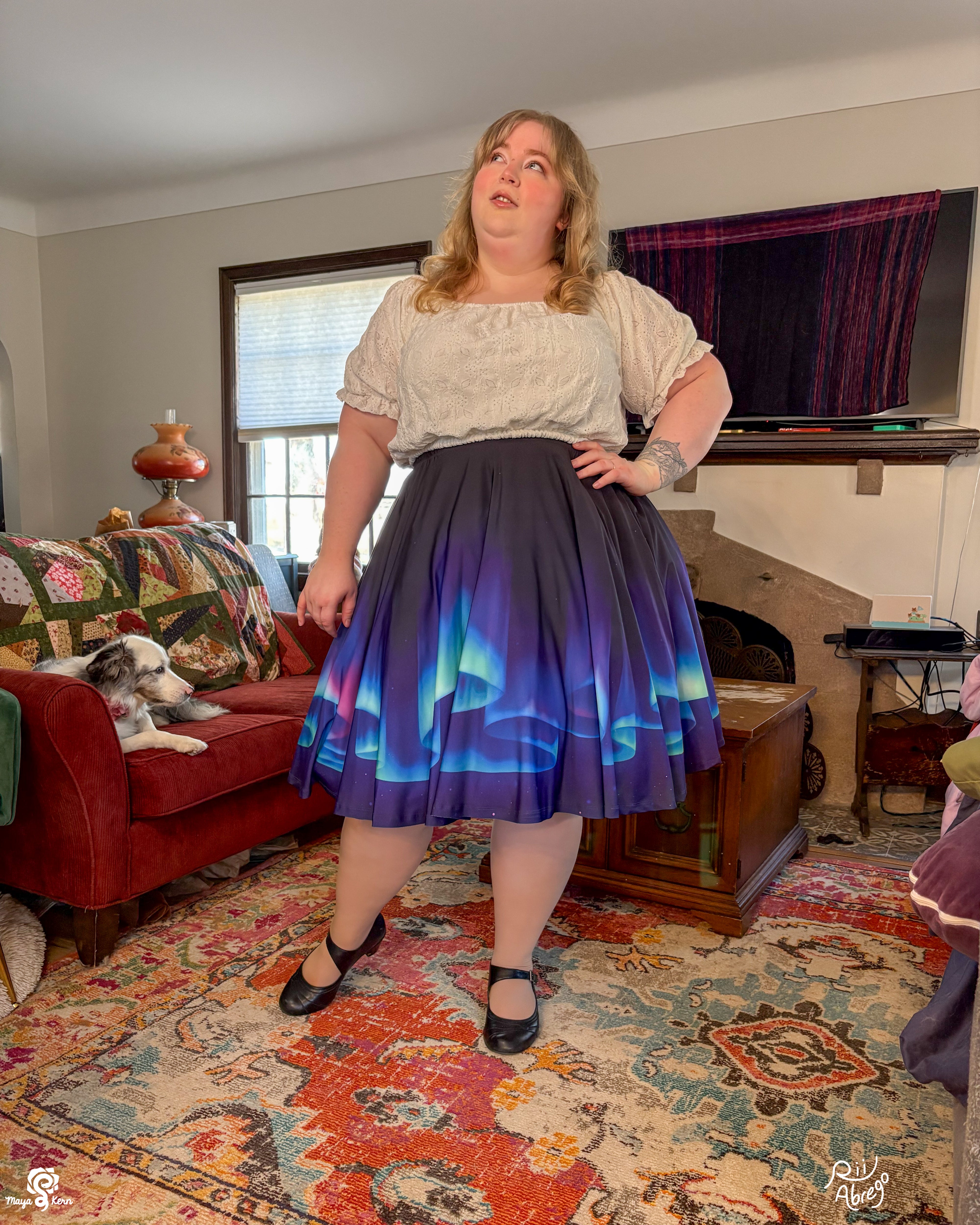 COLLAB: Rii Abrego Aurora Midi Skirt