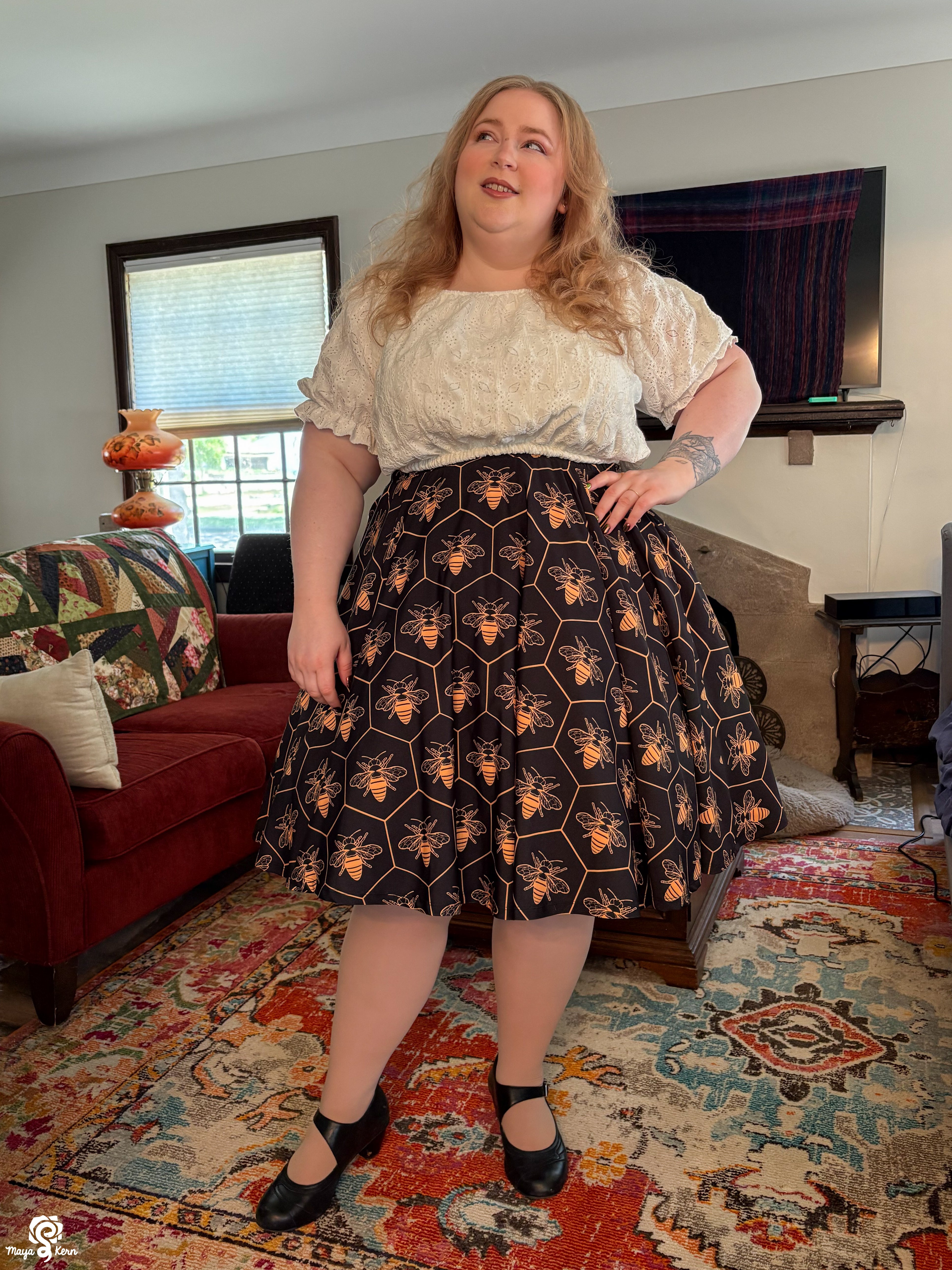 Bee Midi Skirt