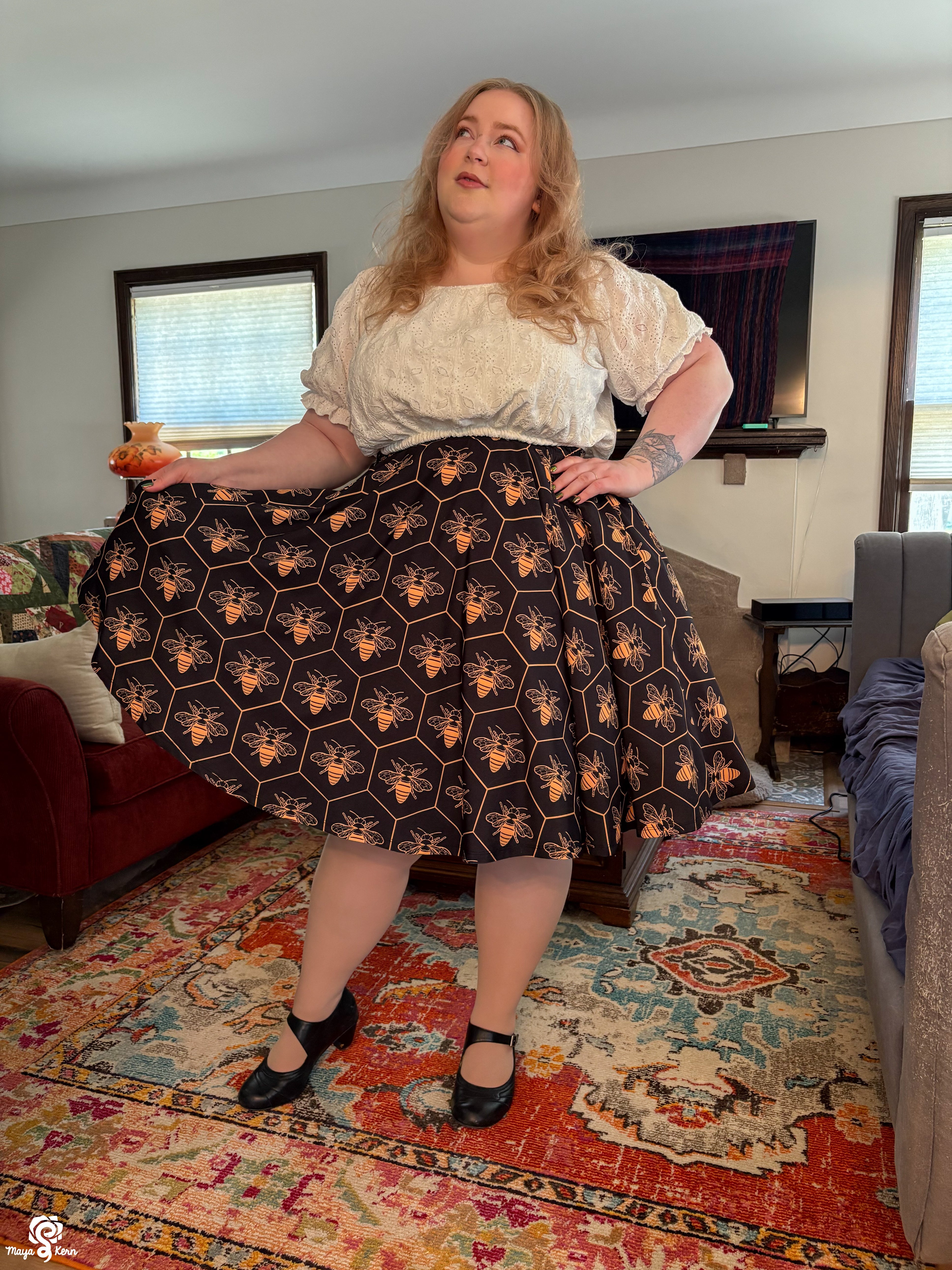 Bee Midi Skirt