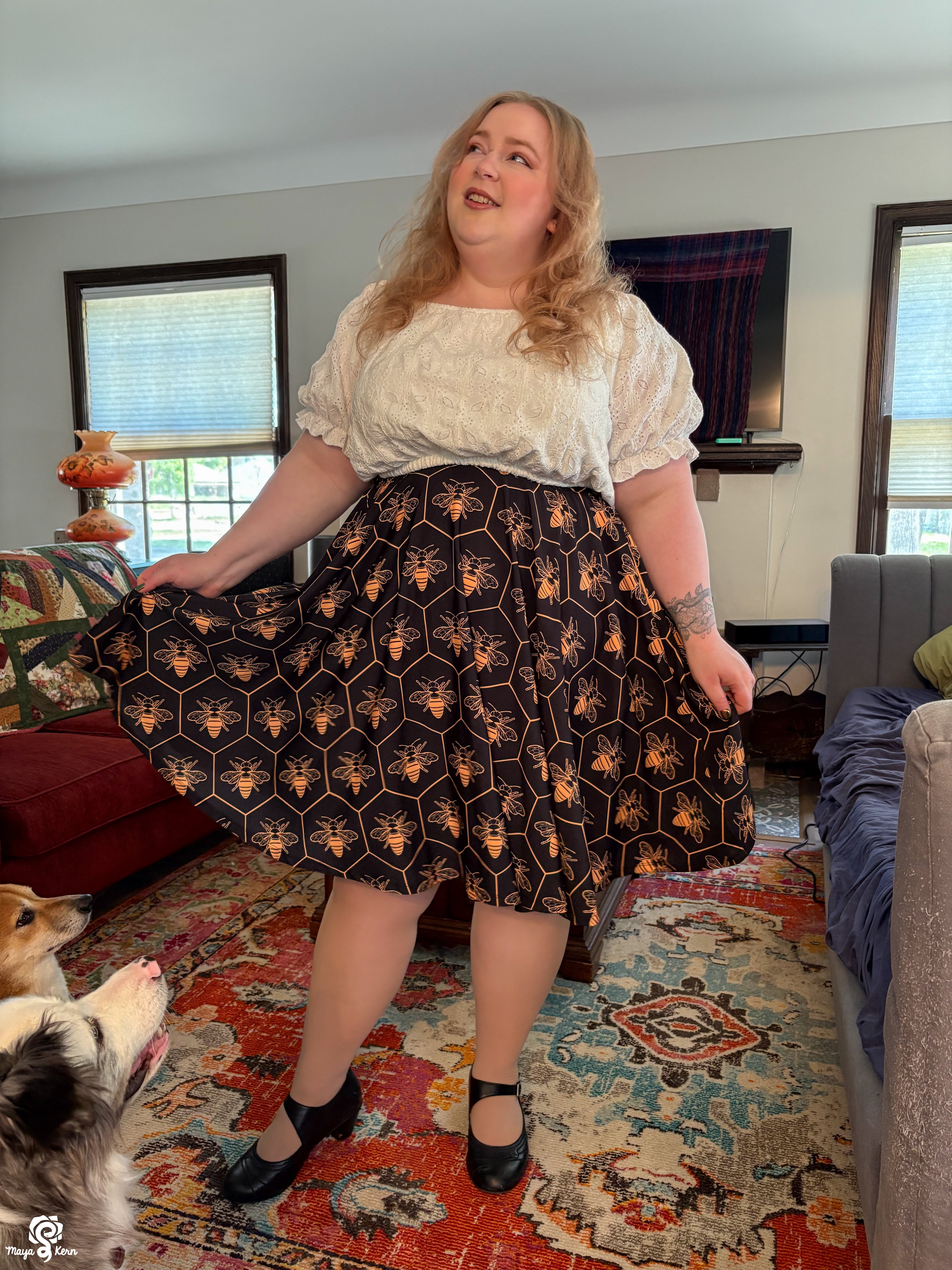 Bee Midi Skirt