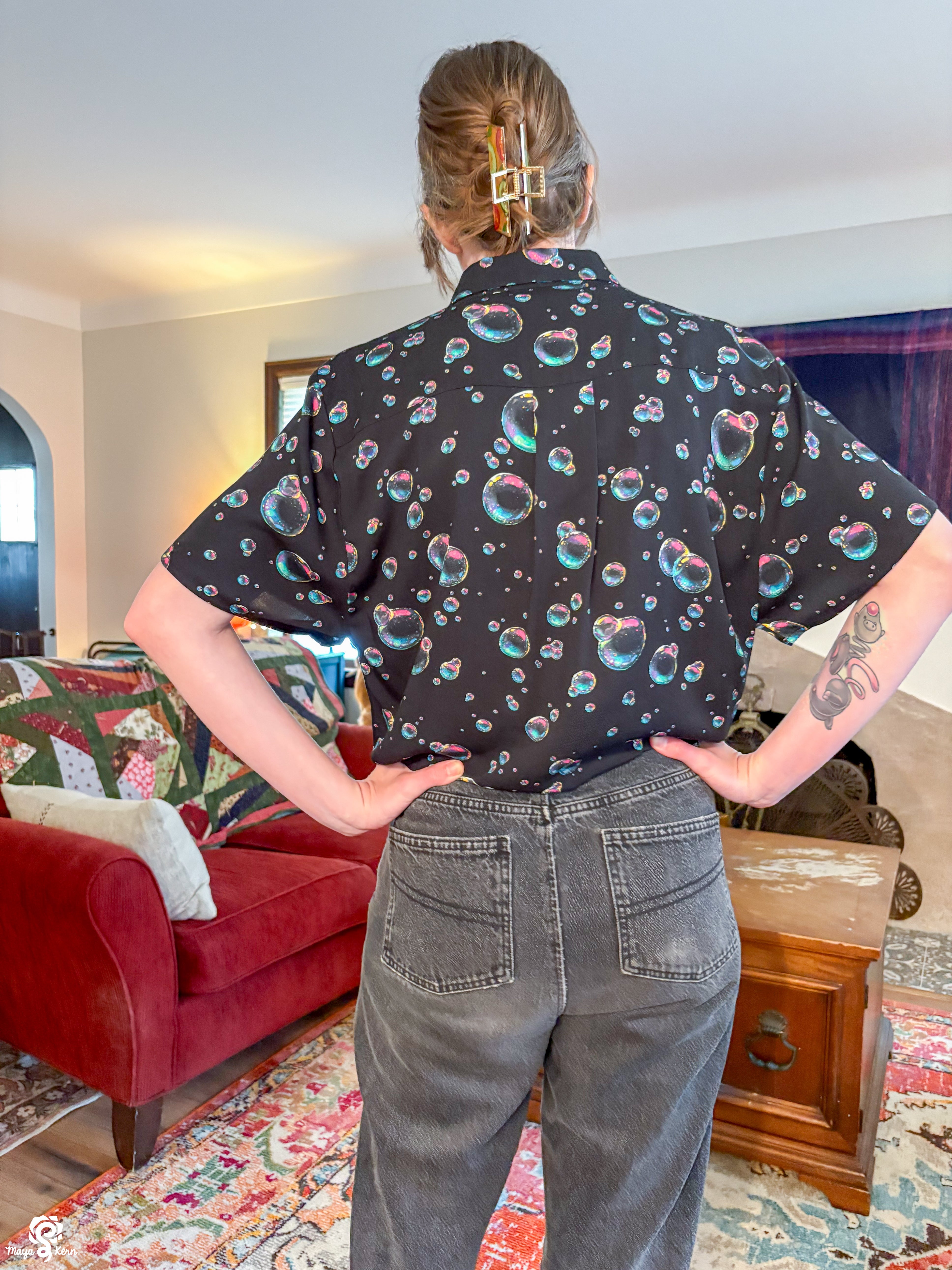 Bubbles Button Up Shirt