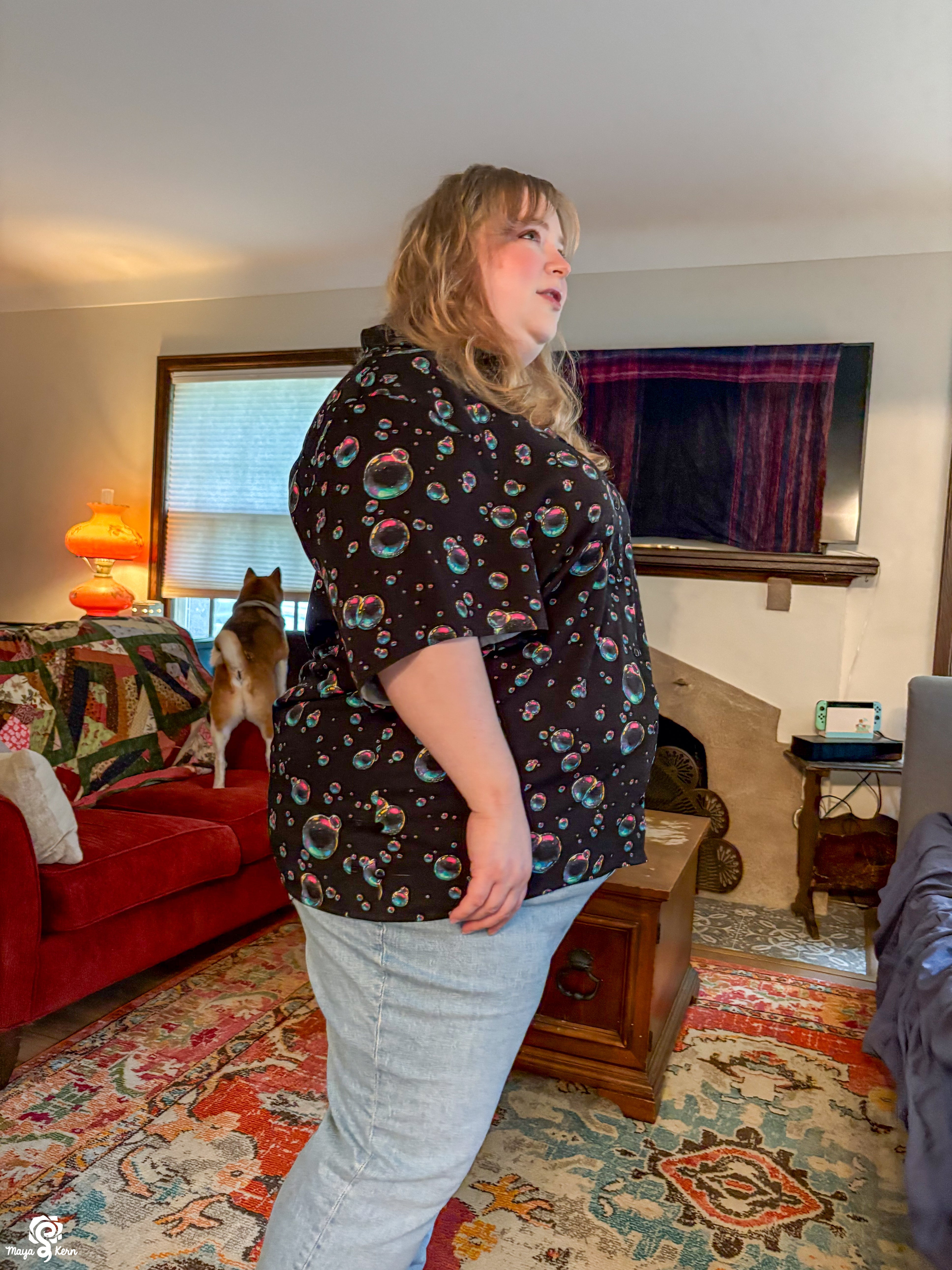 Bubbles Button Up Shirt