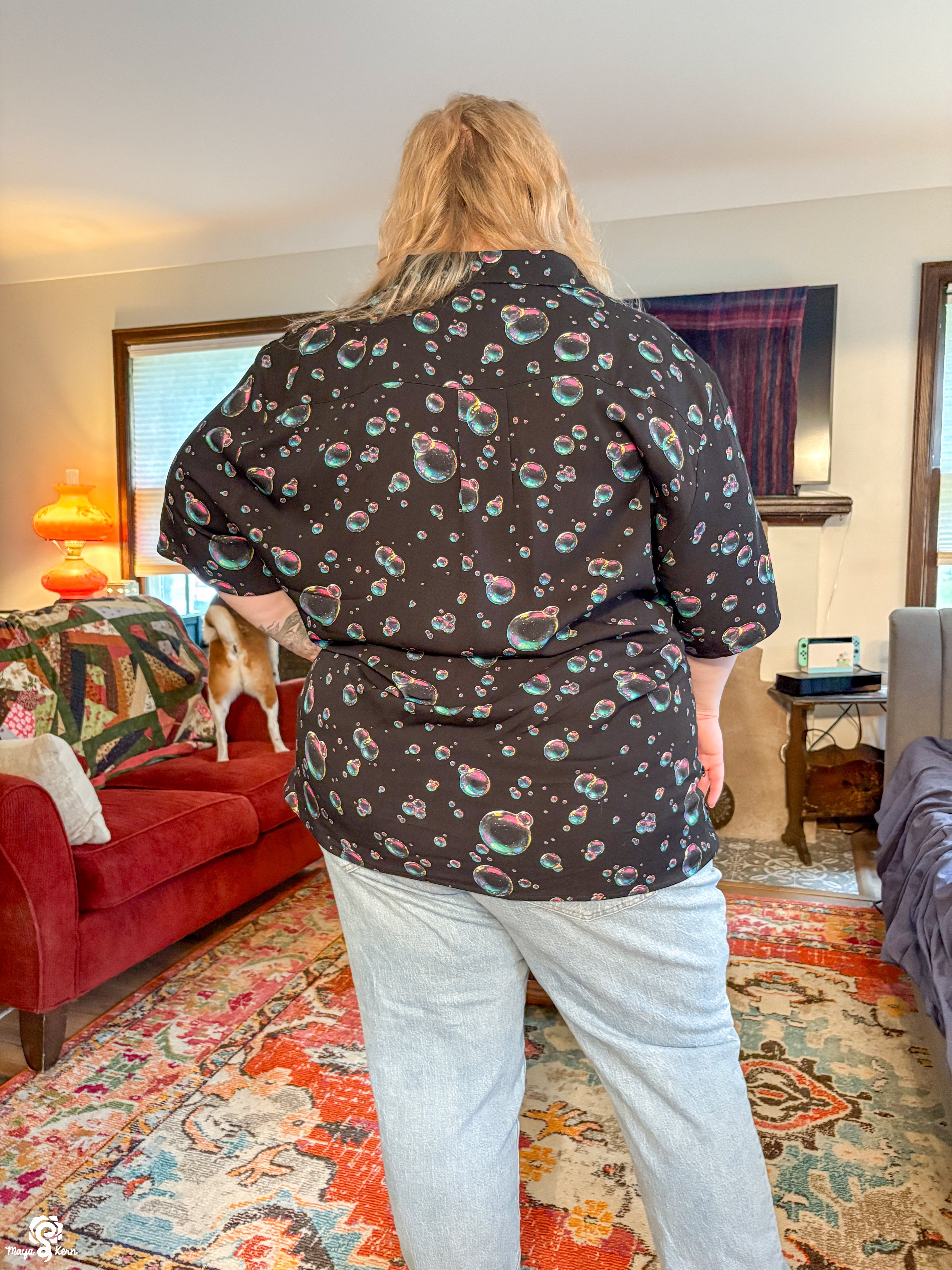 Bubbles Button Up Shirt