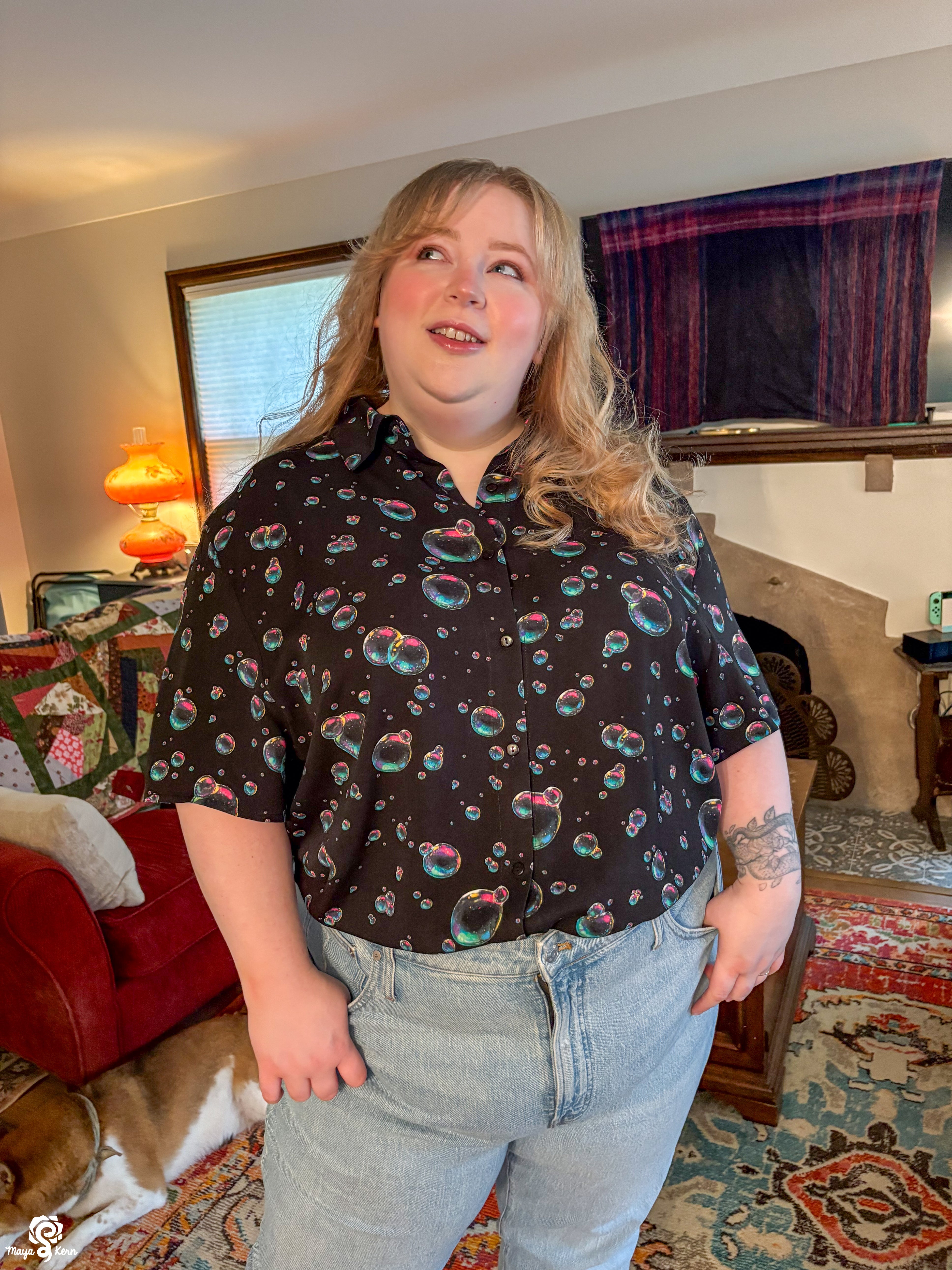 Bubbles Button Up Shirt