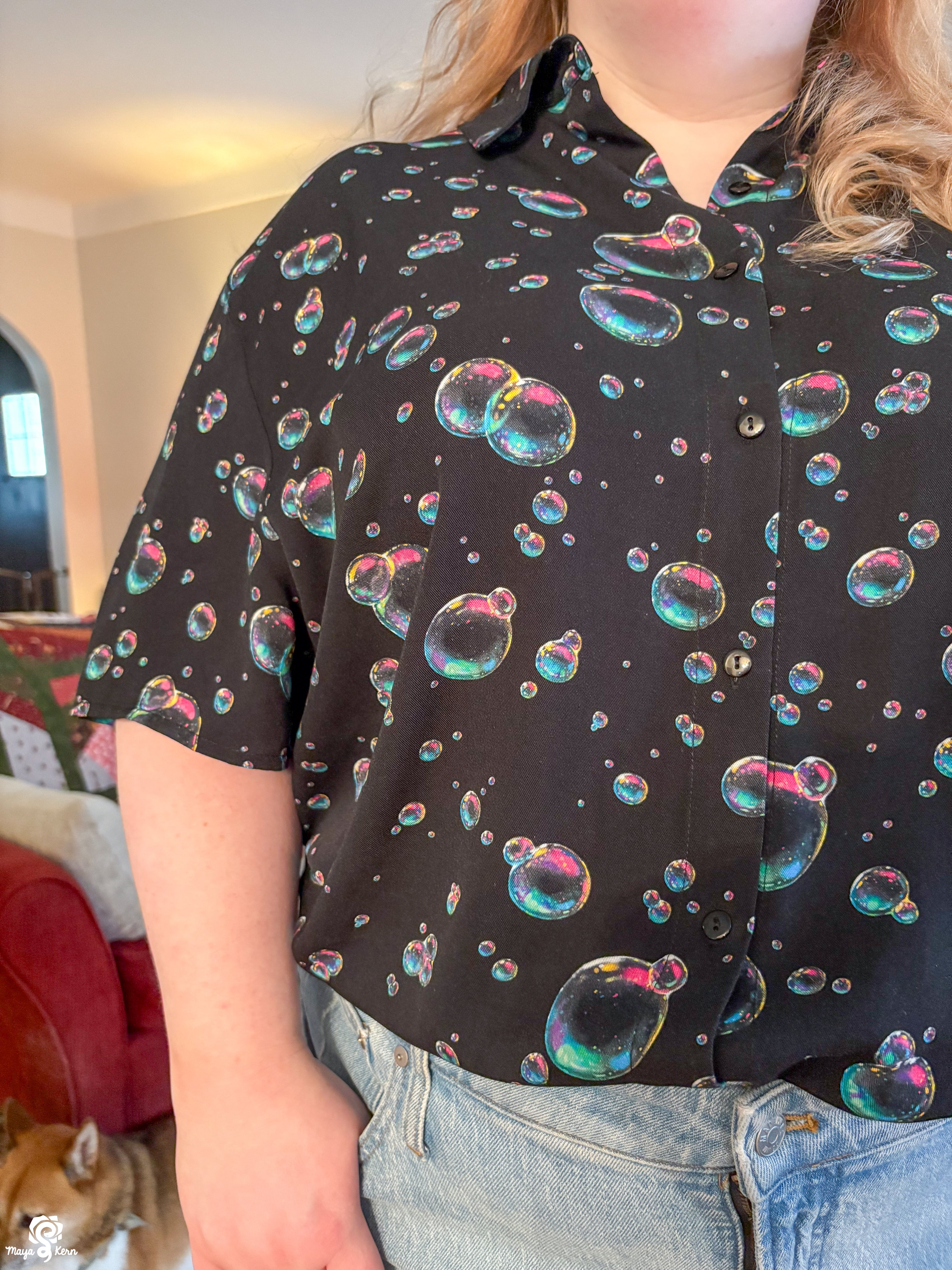 Bubbles Button Up Shirt
