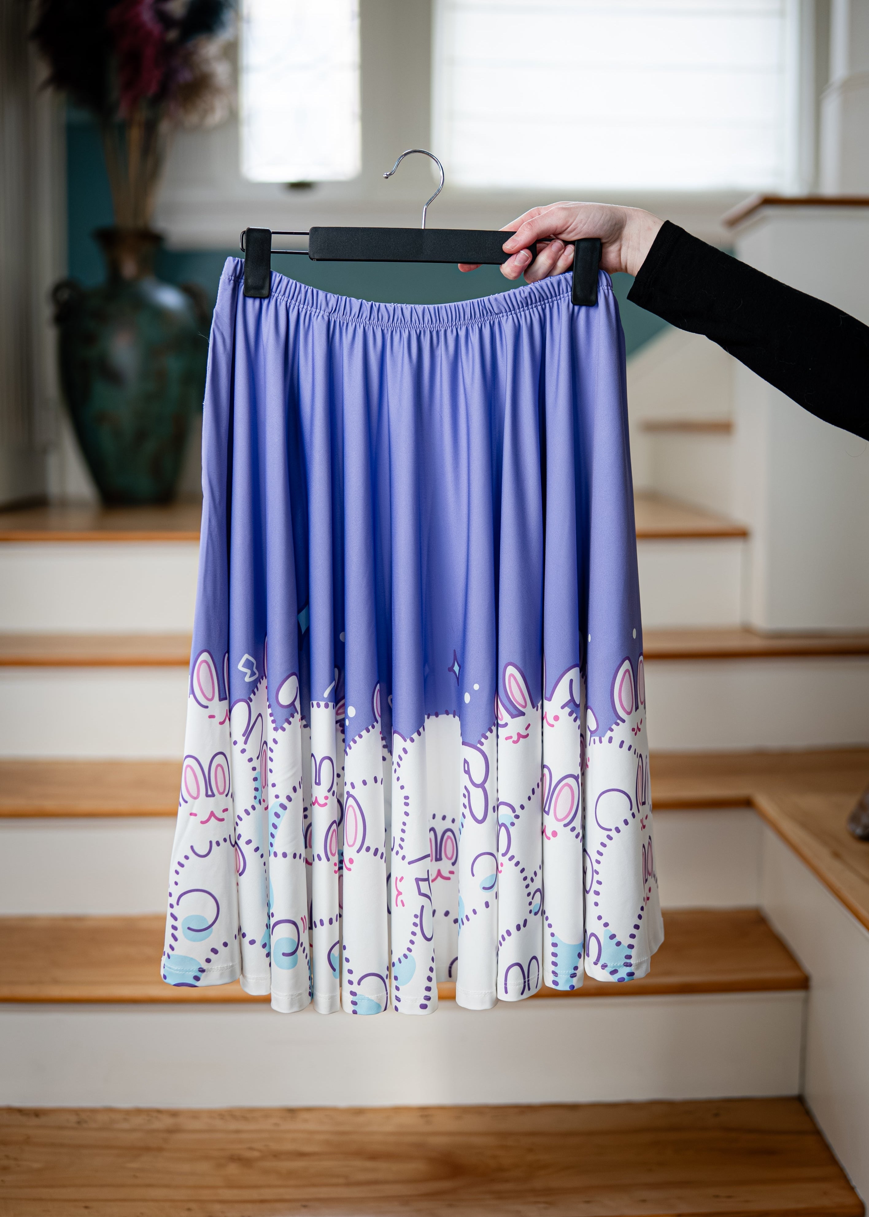 COLLAB: Meyoco Bunnies (Purple) Midi Skirt