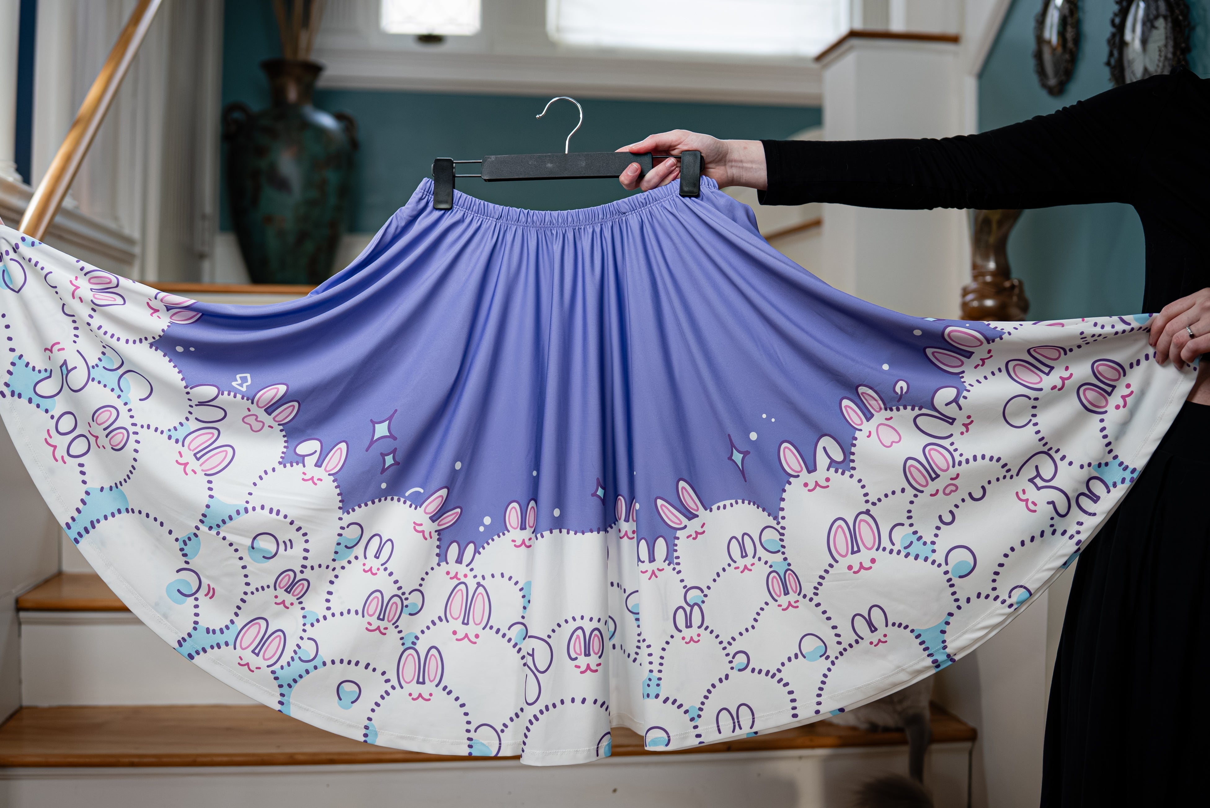 COLLAB: Meyoco Bunnies (Purple) Midi Skirt