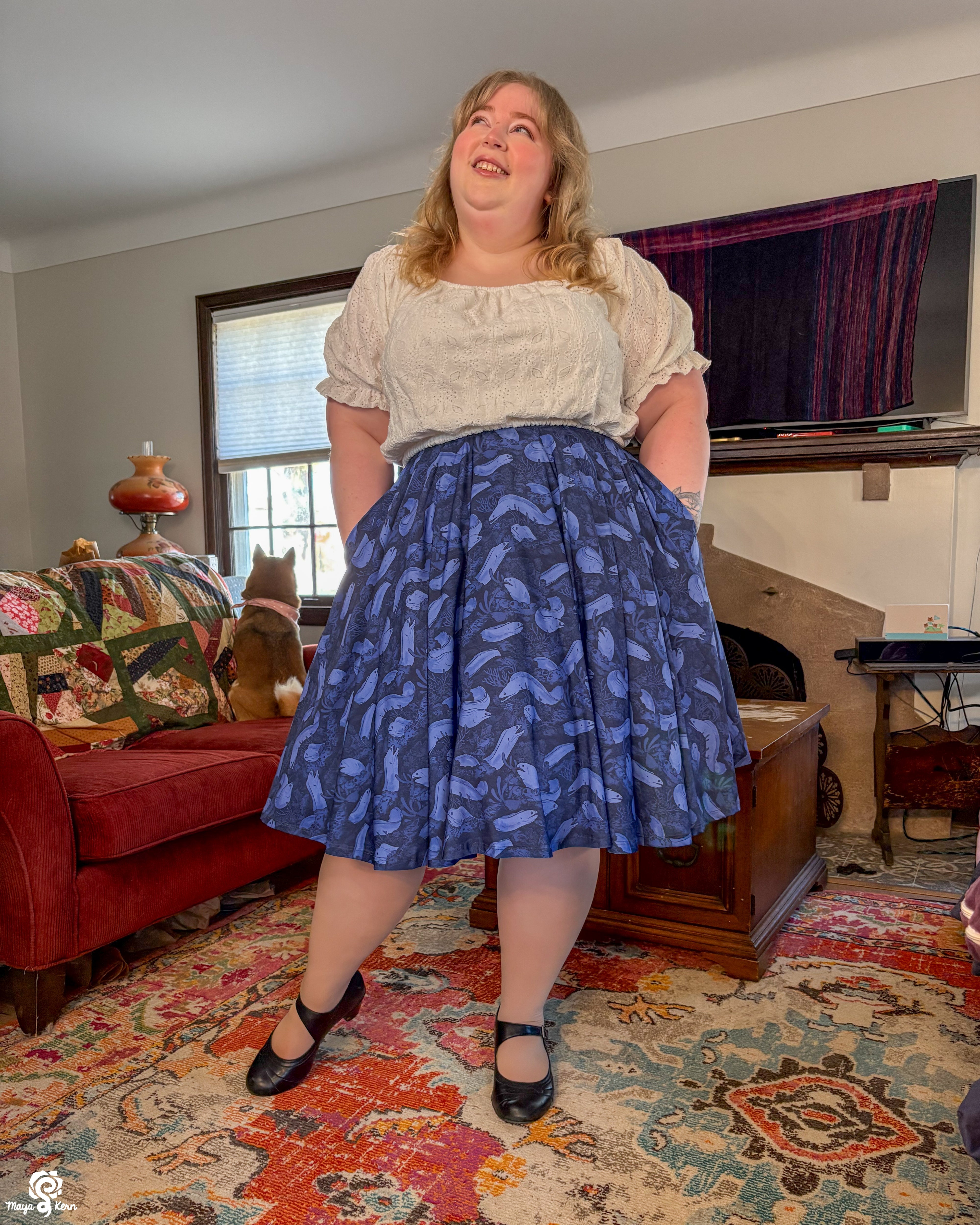 It's a Moray! Midi Skirt