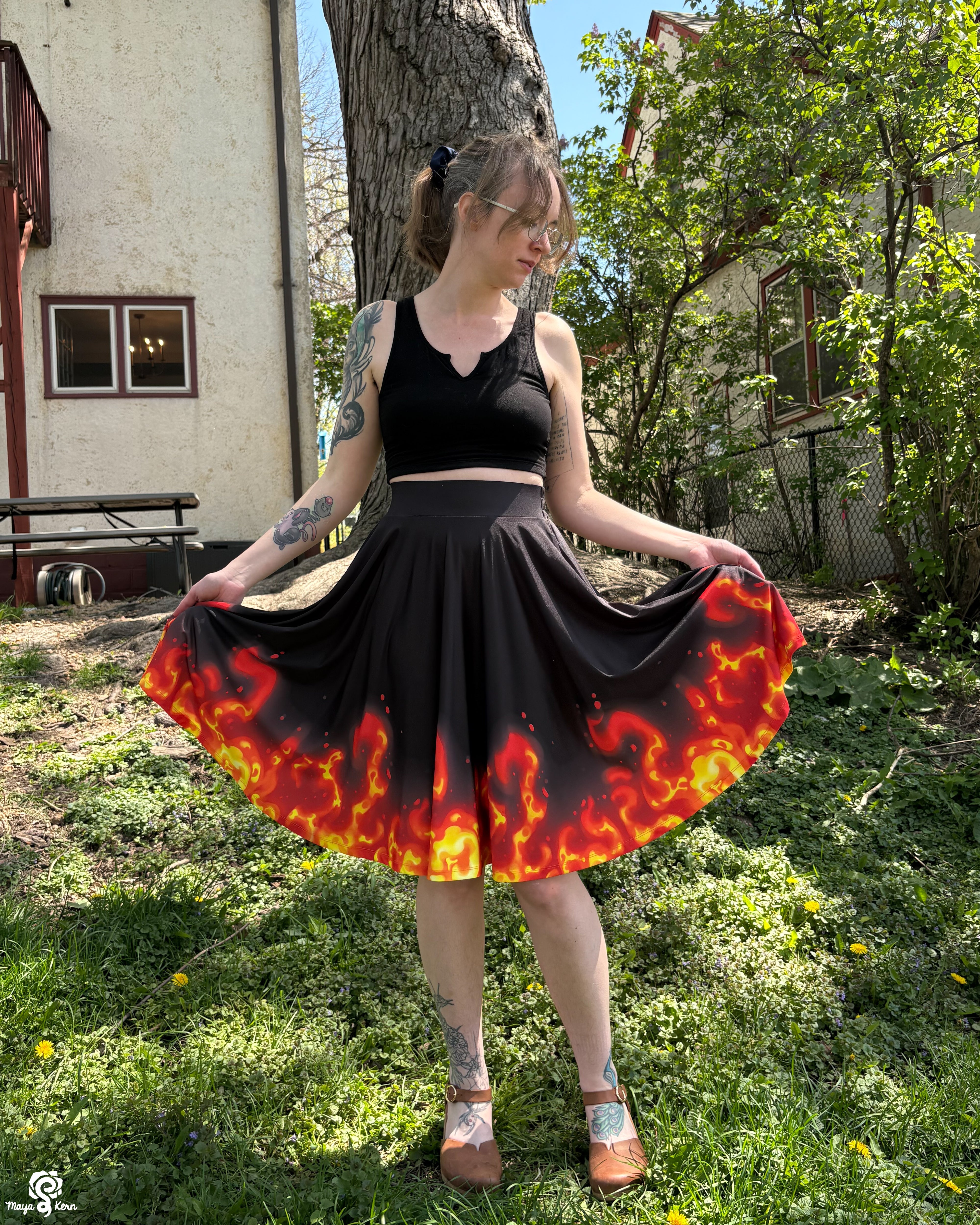 Fire Circle Skirt