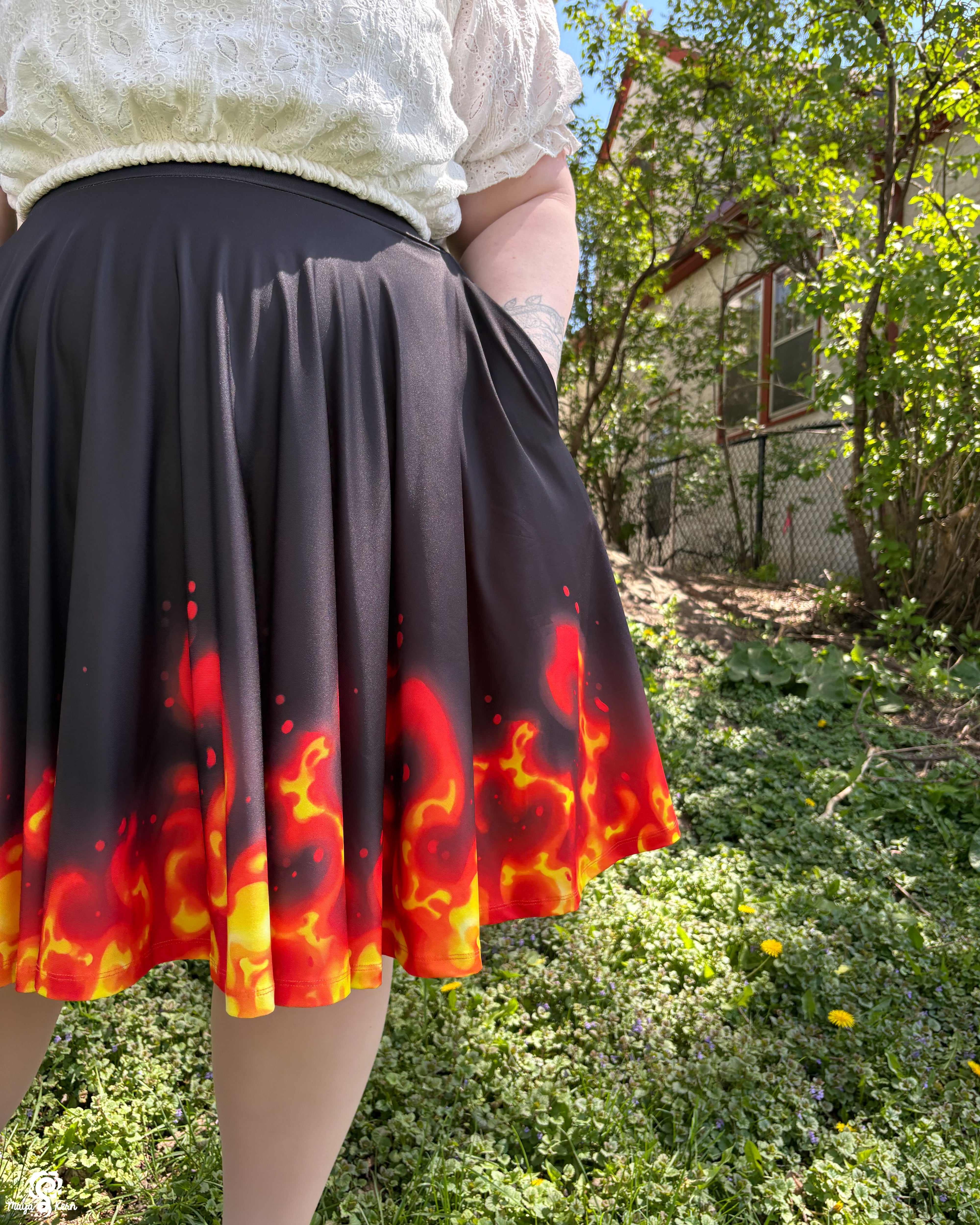 Fire Circle Skirt