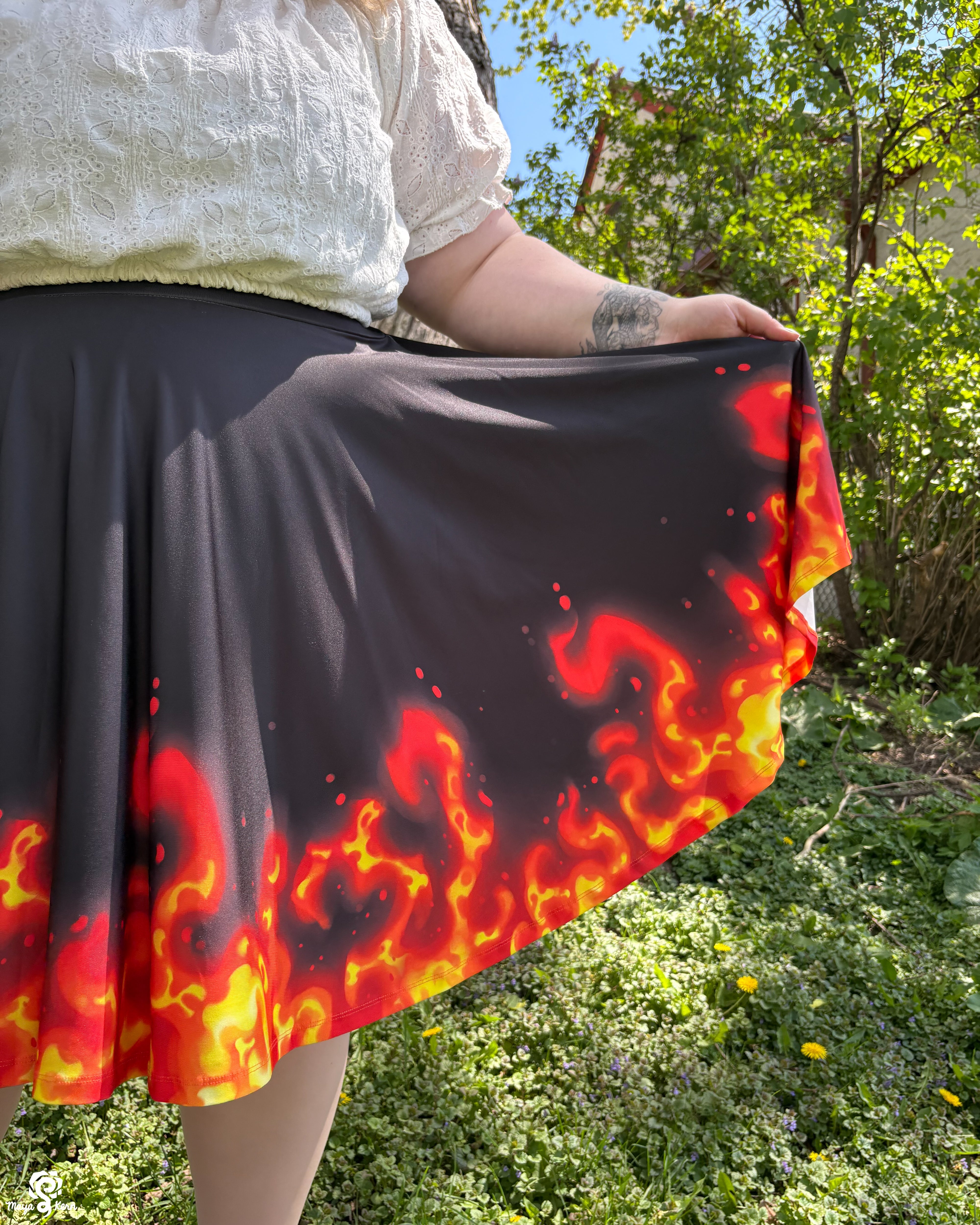 Fire Circle Skirt