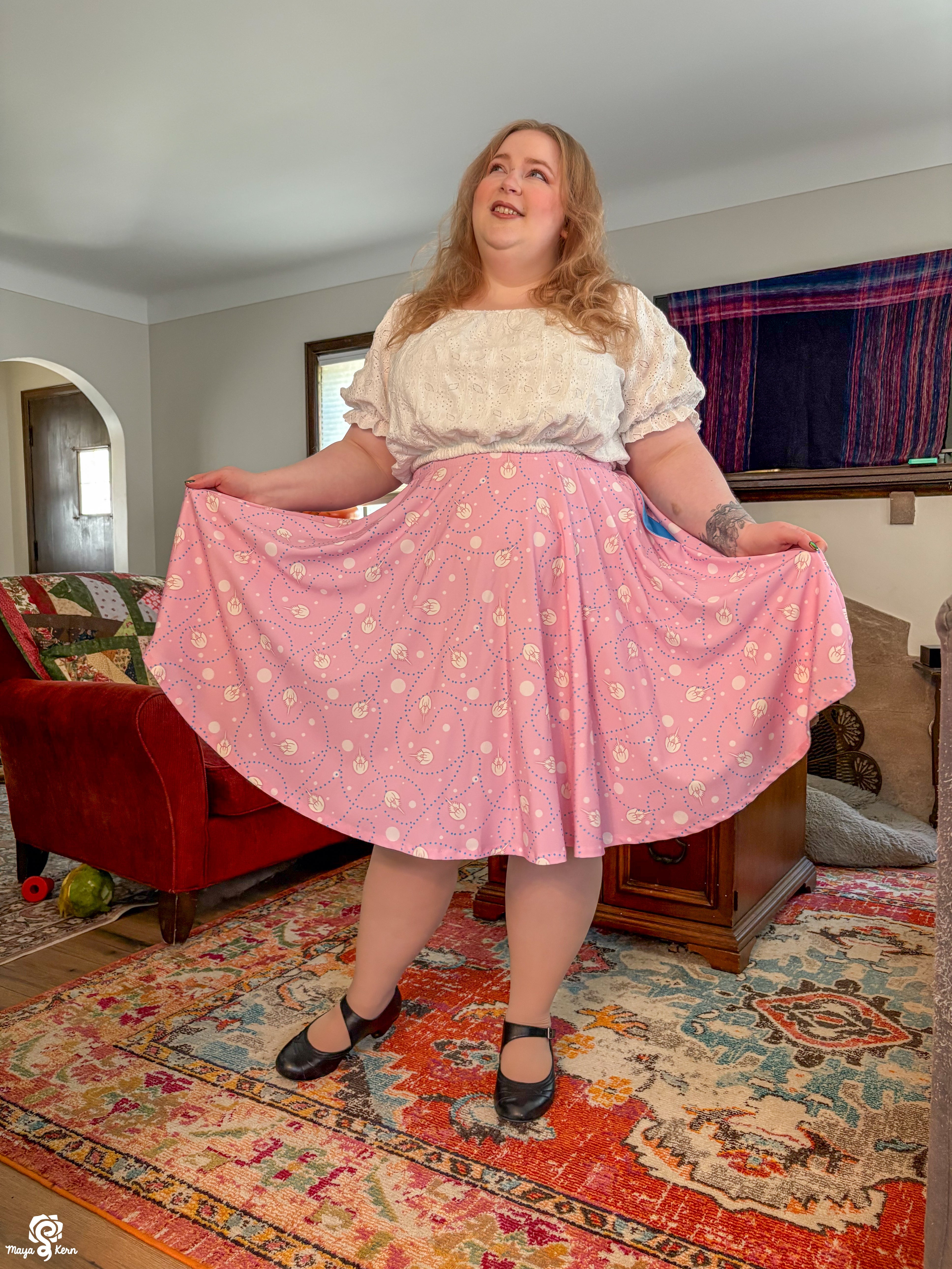 Horseshoe Crab Midi Skirt