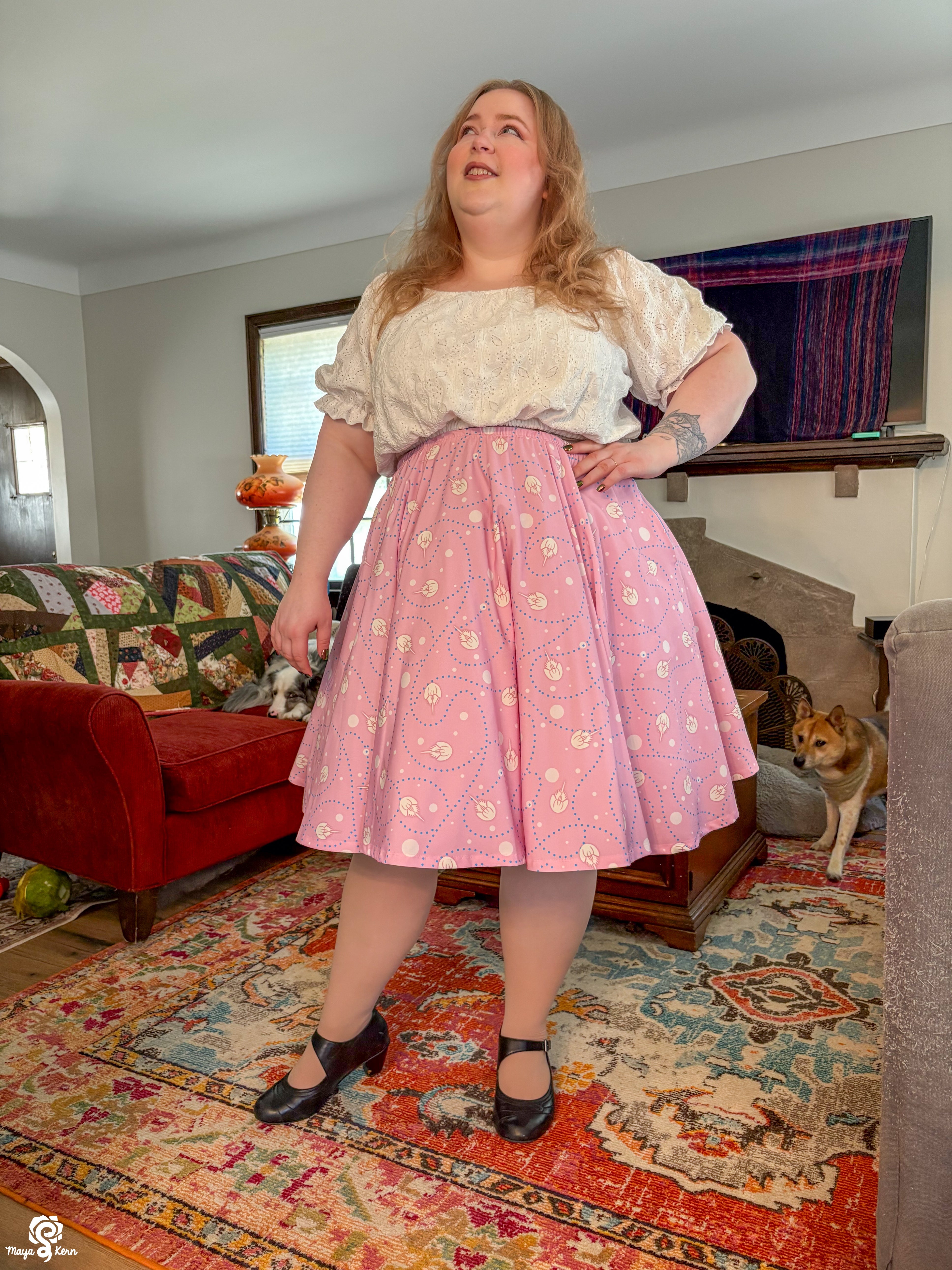 Horseshoe Crab Midi Skirt