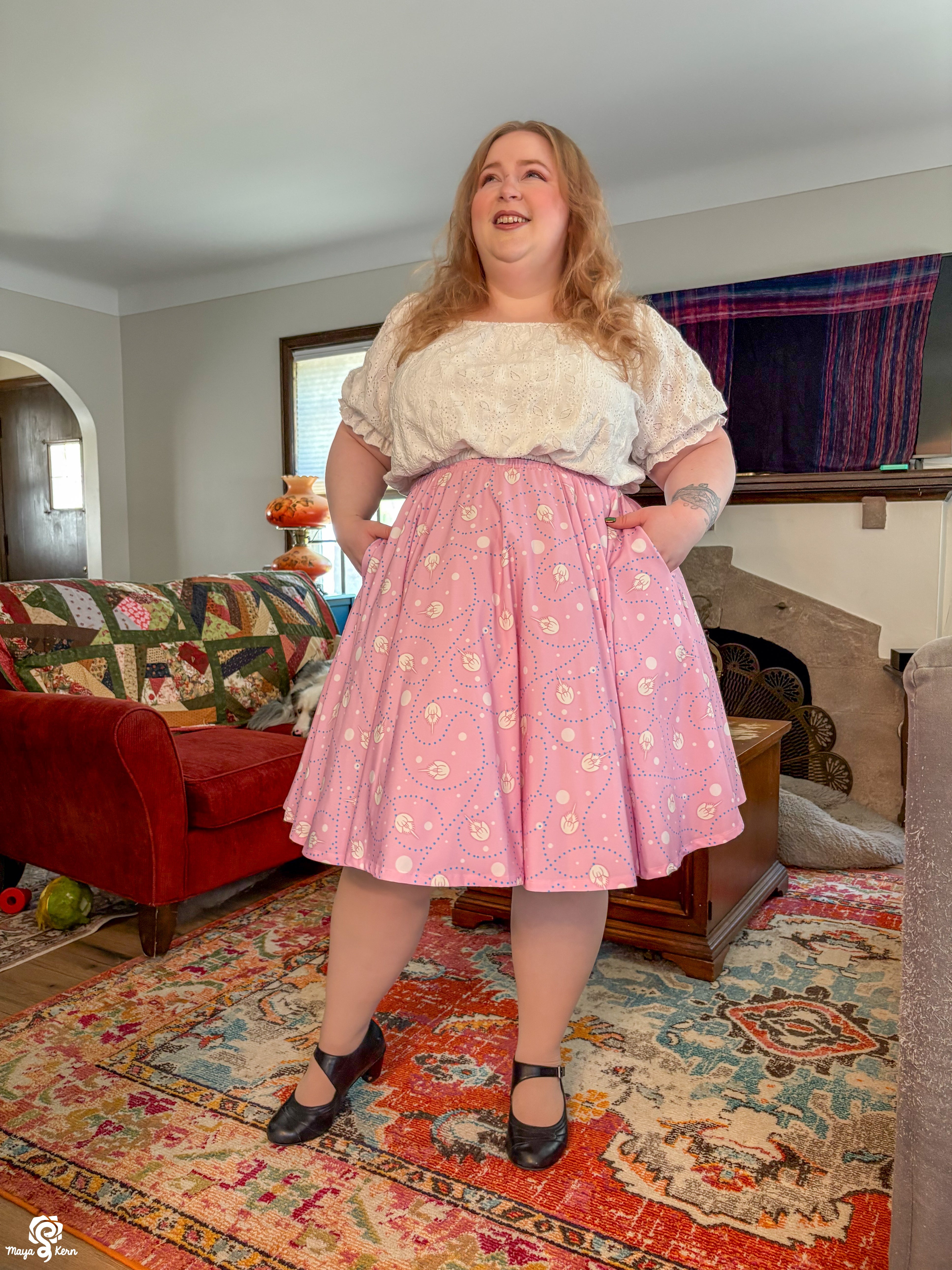 Horseshoe Crab Midi Skirt