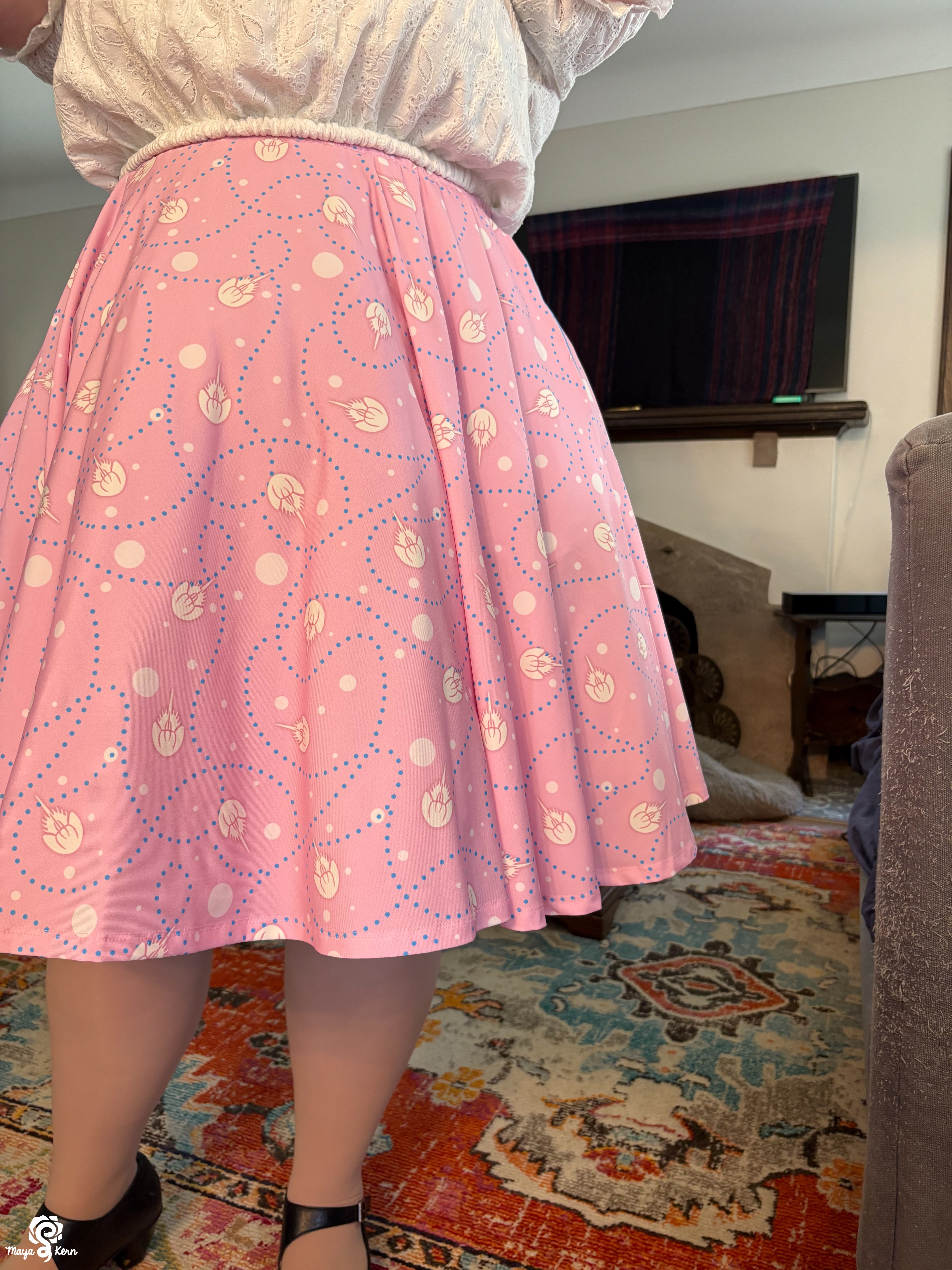 Horseshoe Crab Midi Skirt