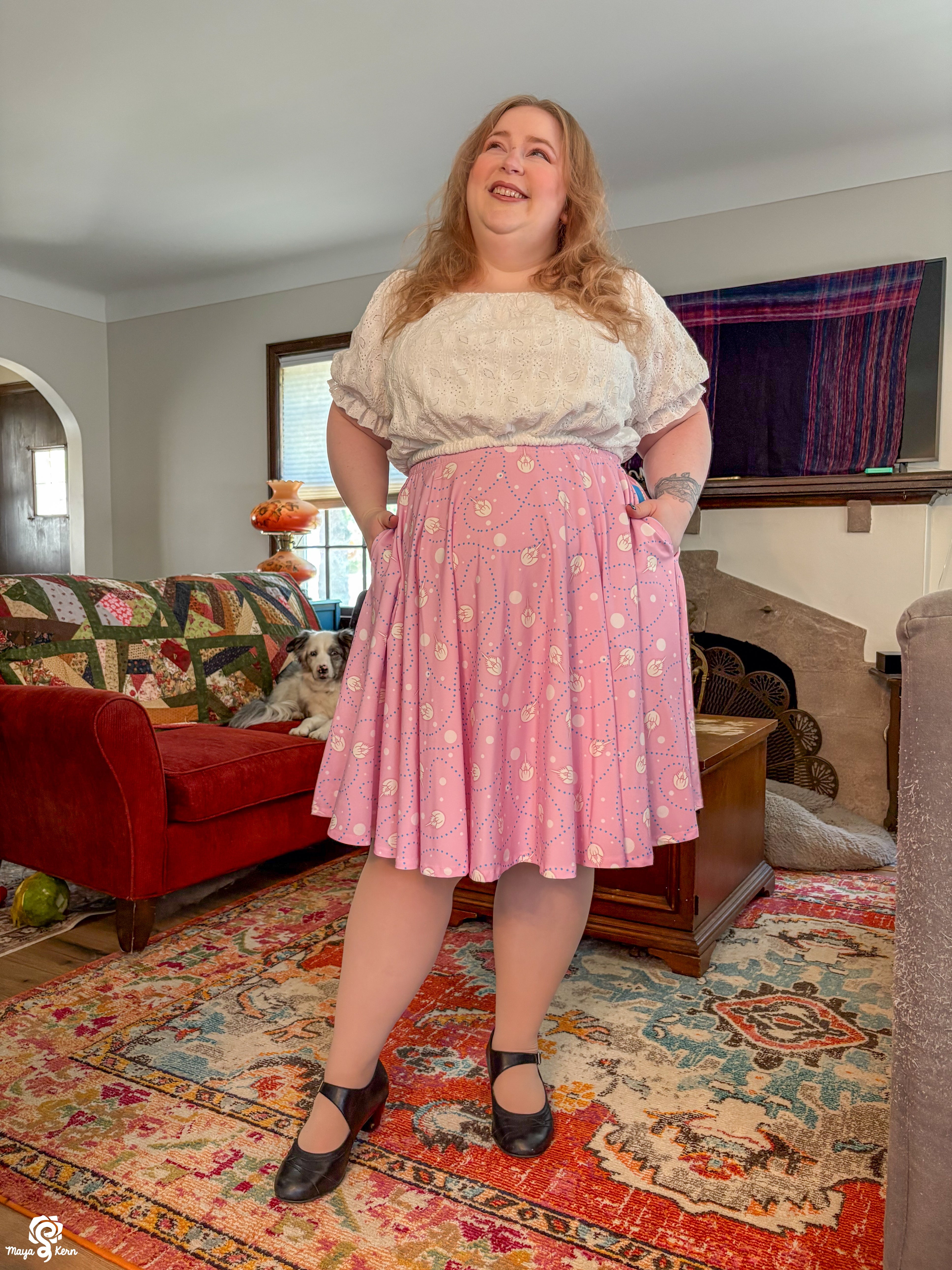 Horseshoe Crab Midi Skirt