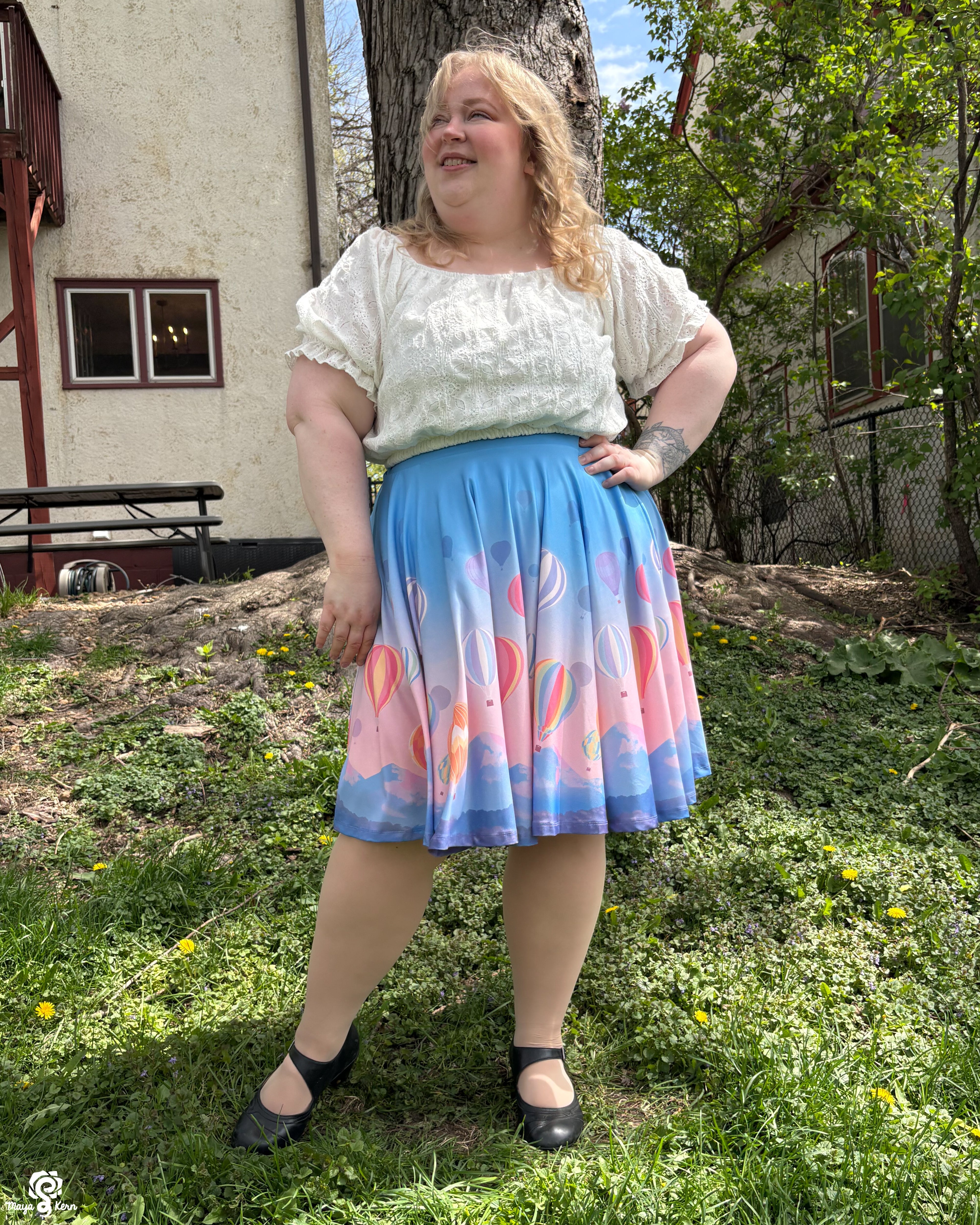 Hot Air Balloon Circle Skirt