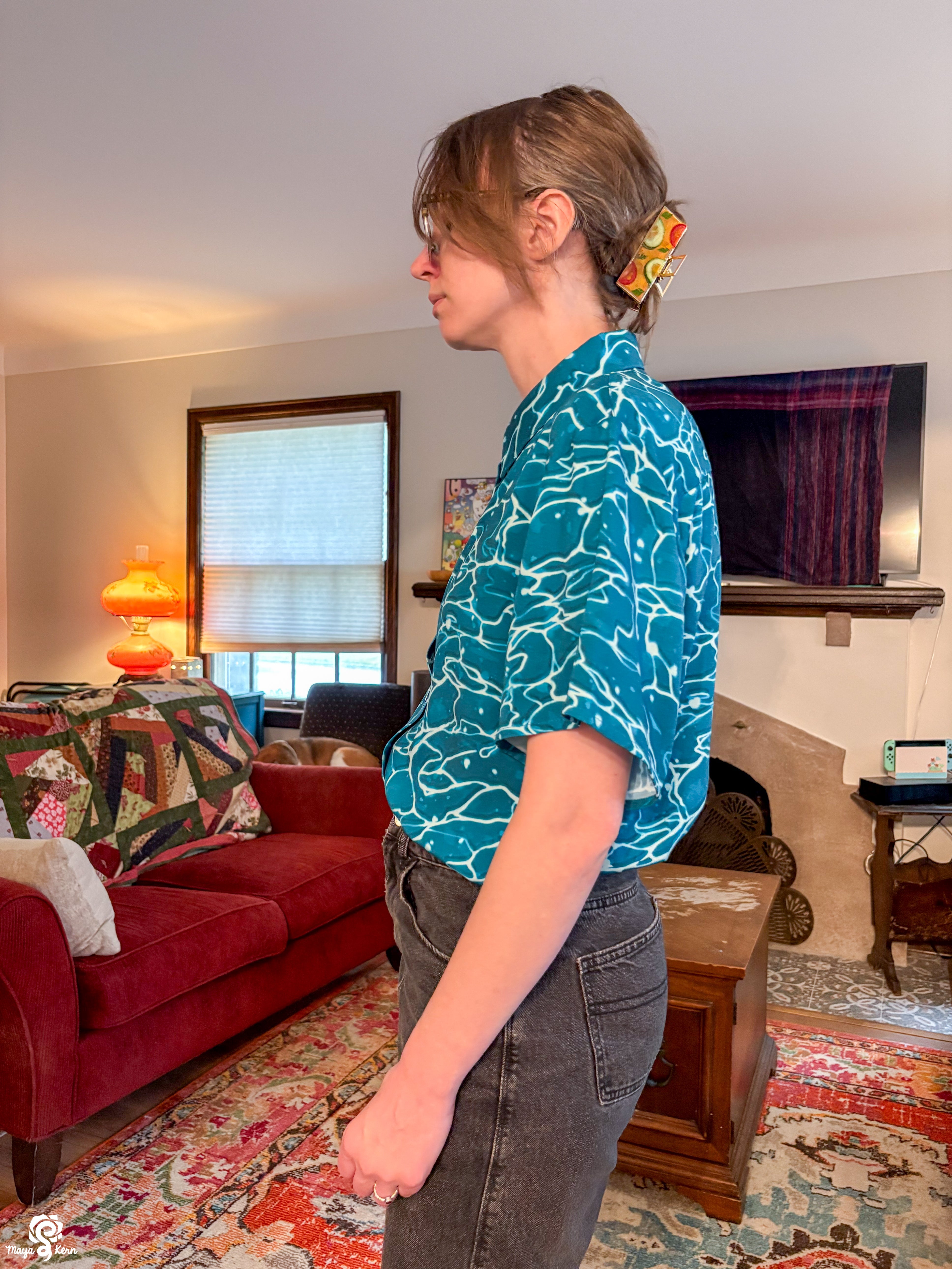 Ocean Button Up Shirt