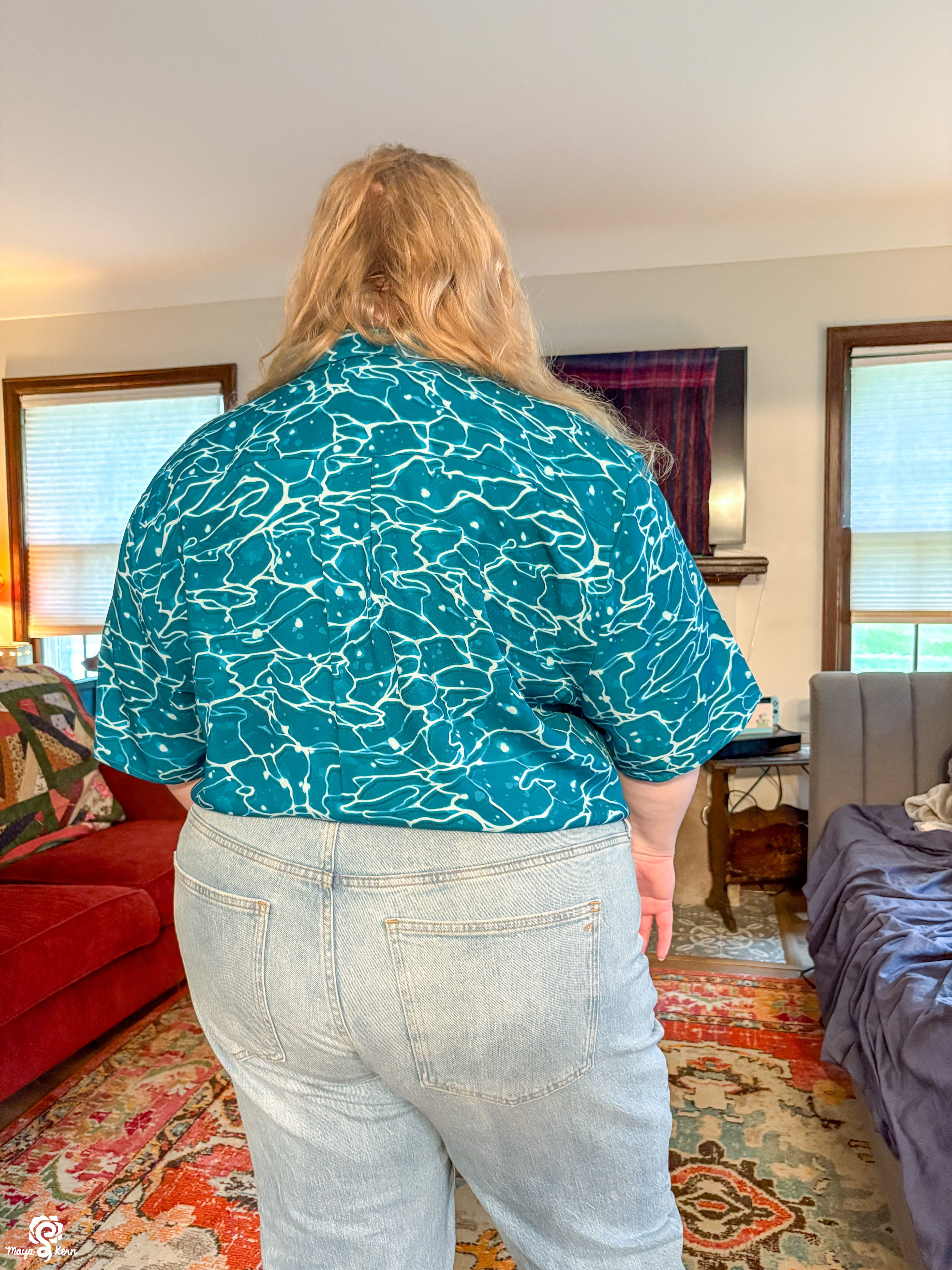 Ocean Button Up Shirt