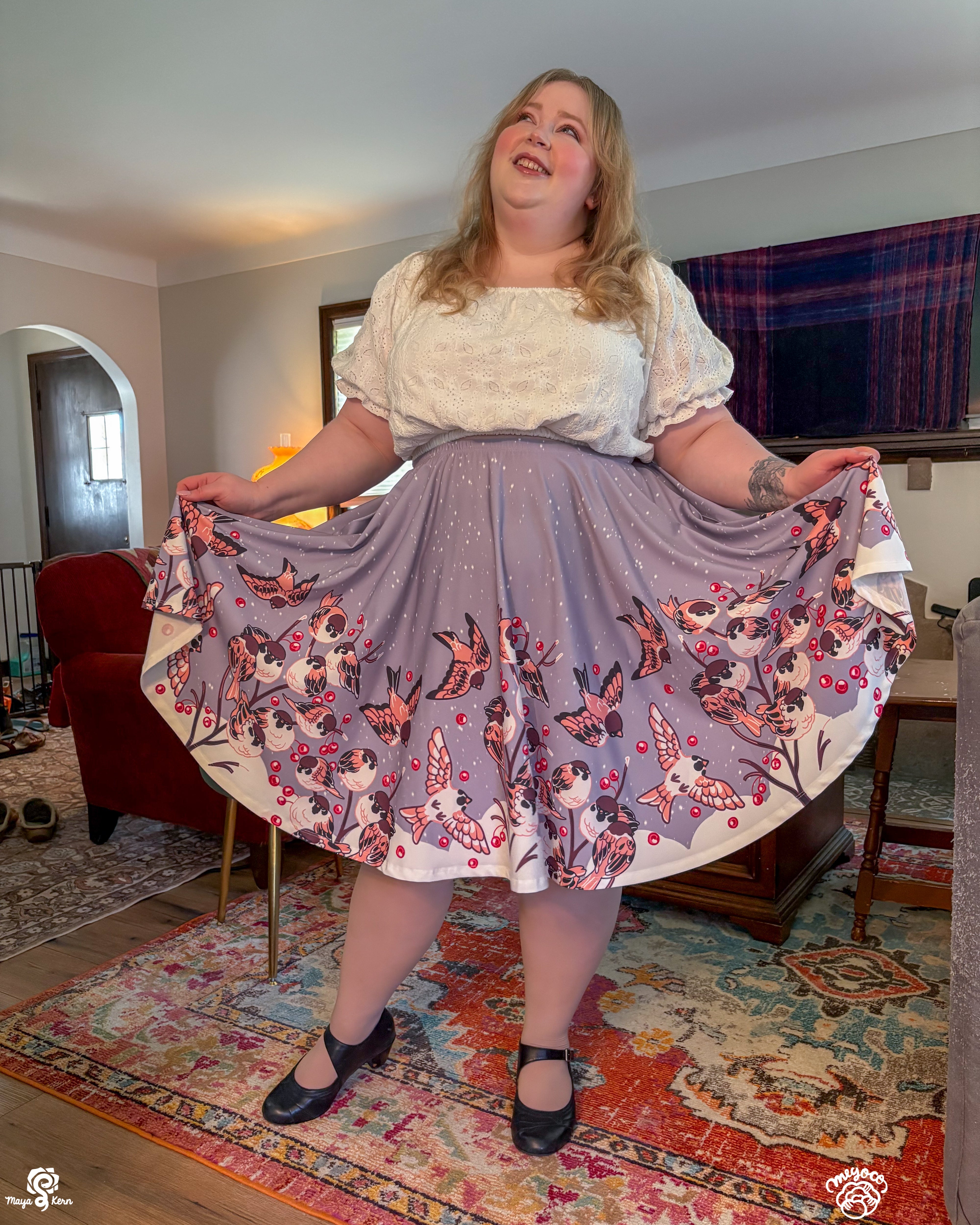 COLLAB: Meyoco Sparrows Midi Skirt