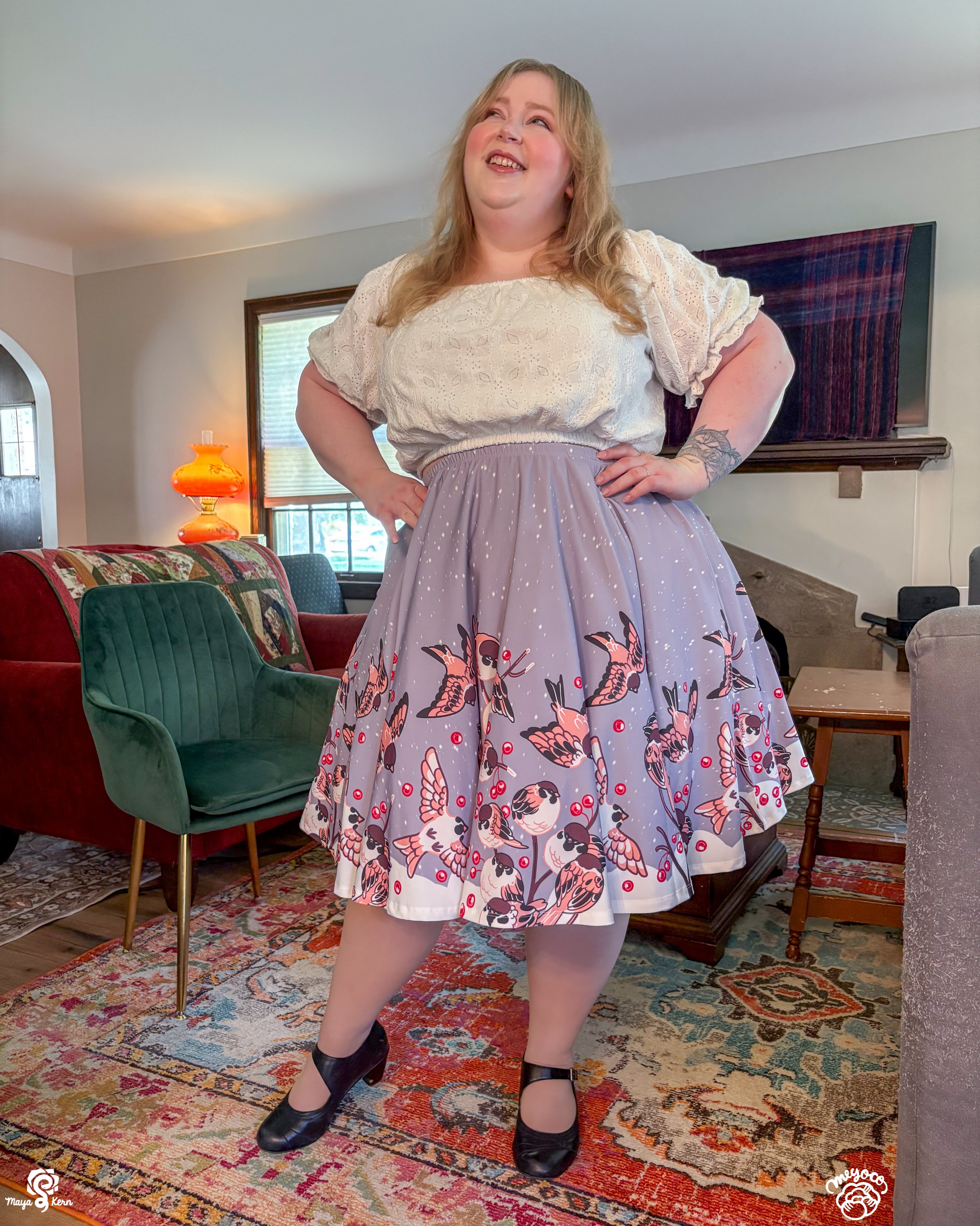 COLLAB: Meyoco Sparrows Midi Skirt