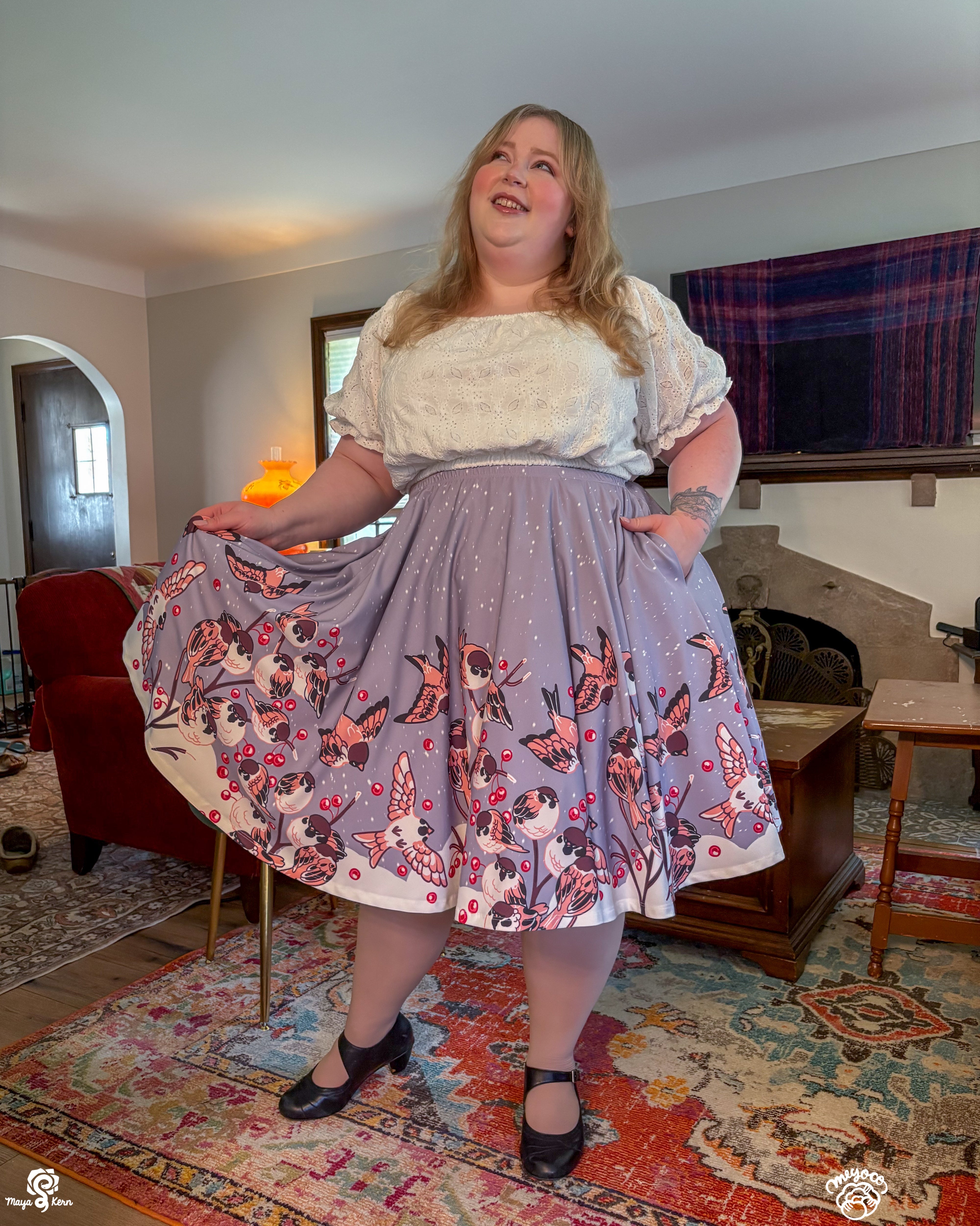 COLLAB: Meyoco Sparrows Midi Skirt