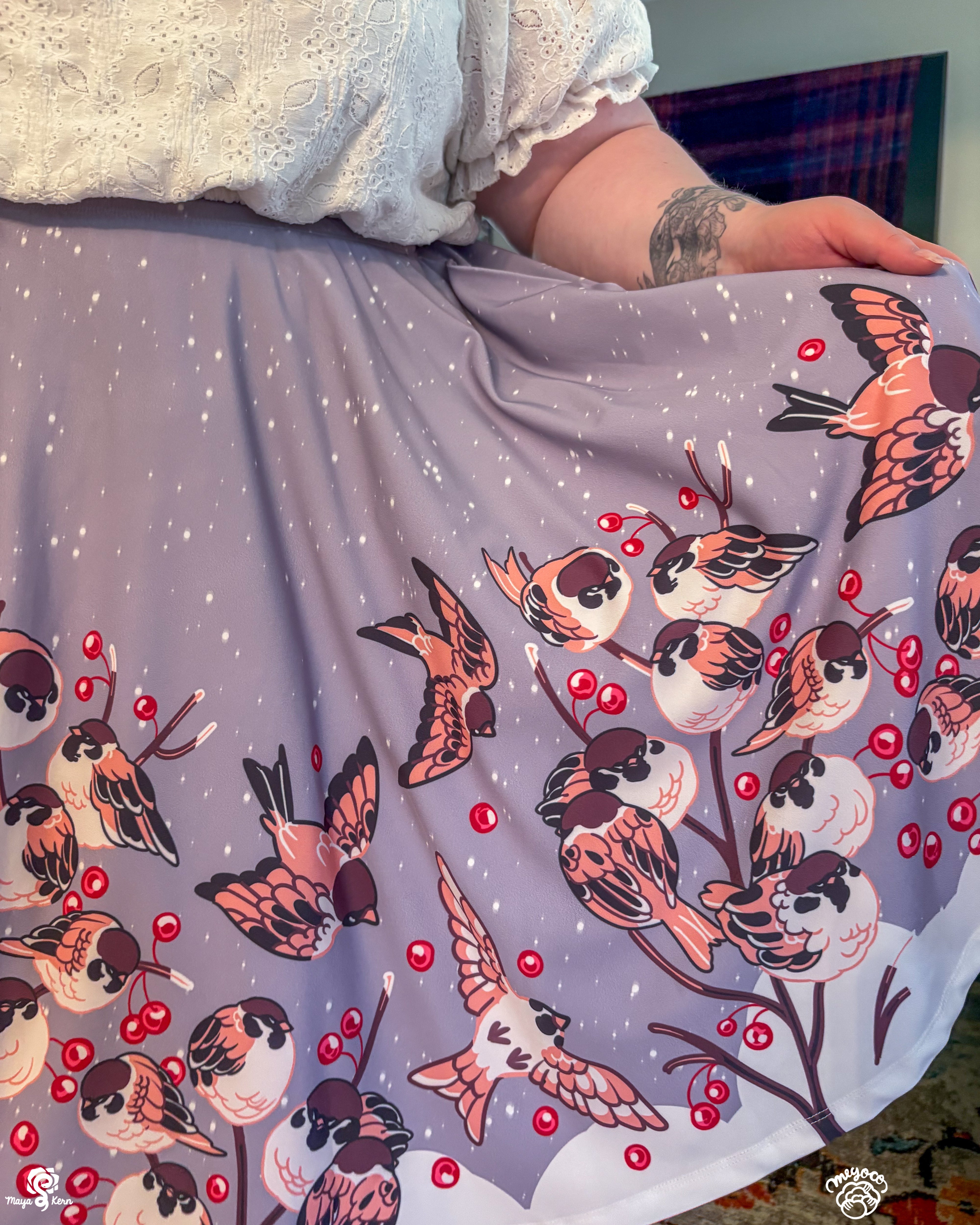 COLLAB: Meyoco Sparrows Midi Skirt