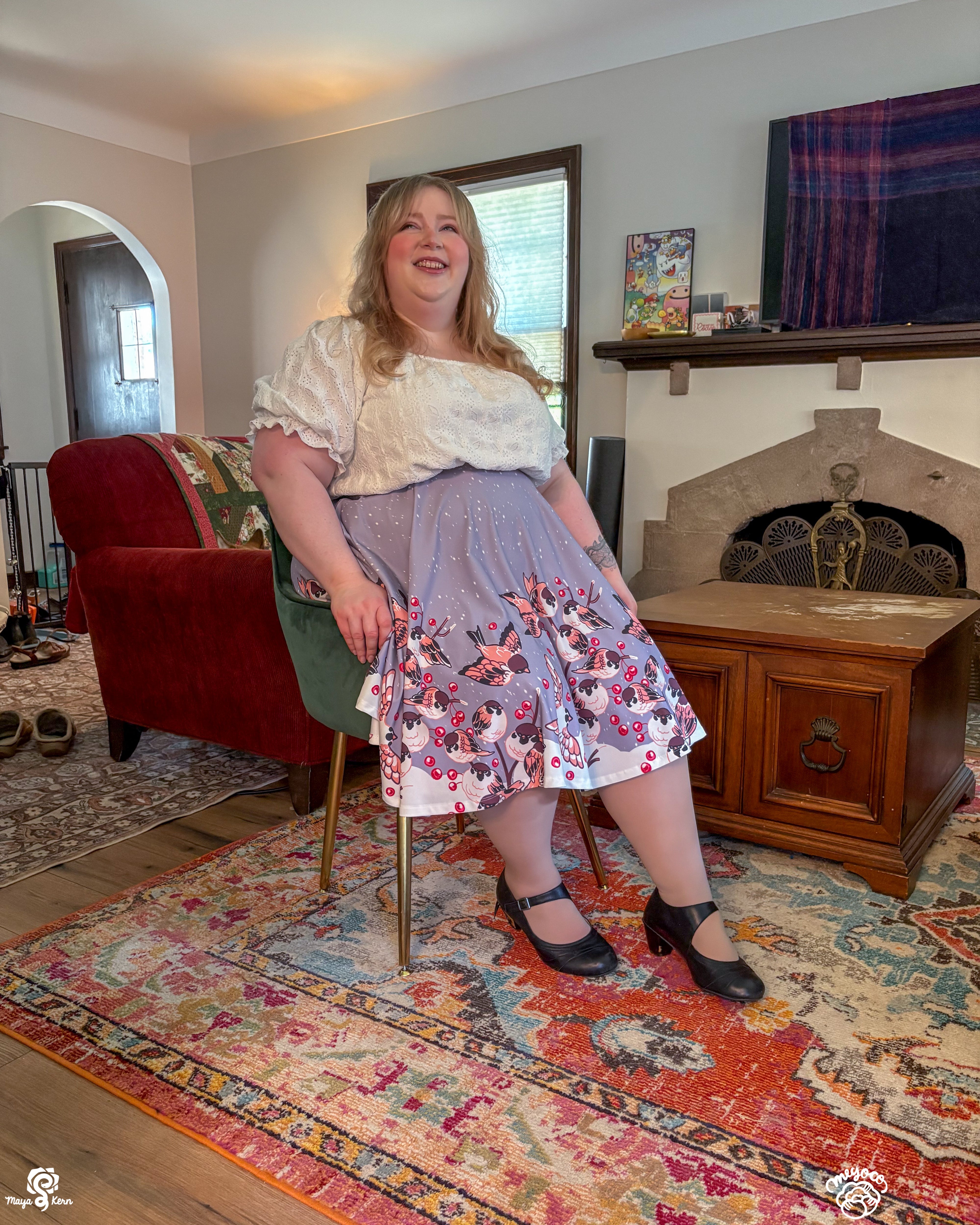 COLLAB: Meyoco Sparrows Midi Skirt