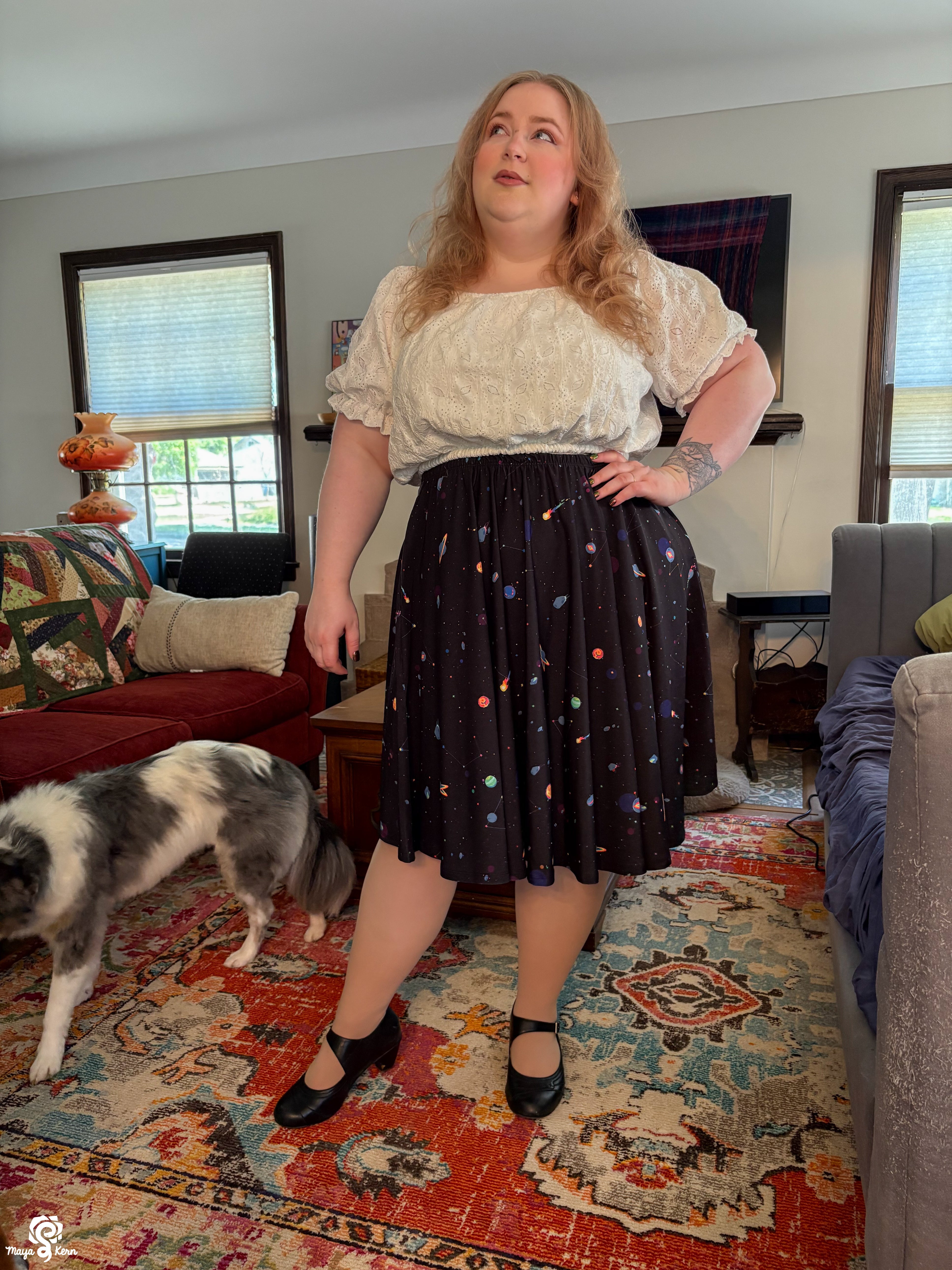 Stargayzing Midi Skirt