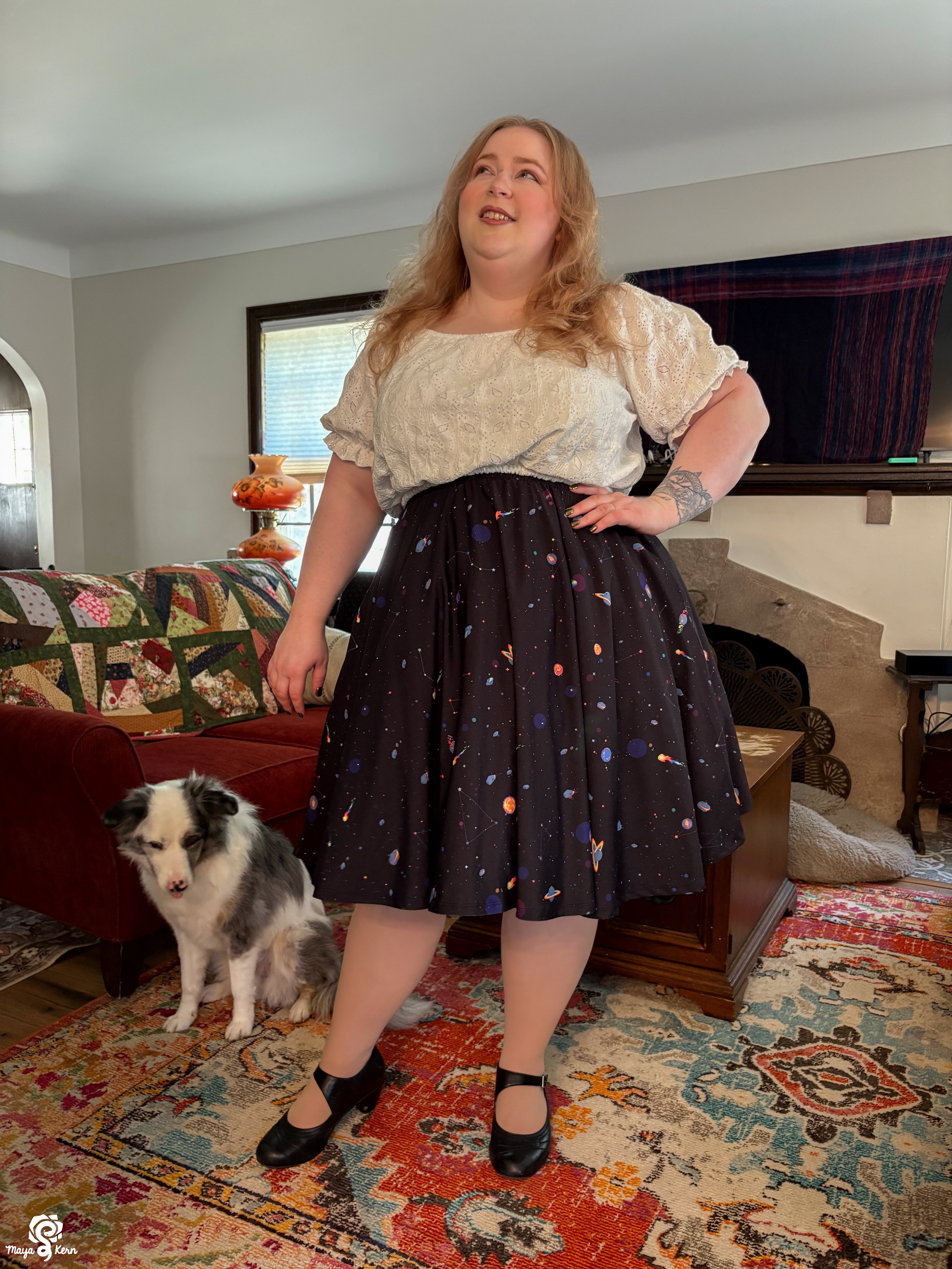 Stargayzing Midi Skirt