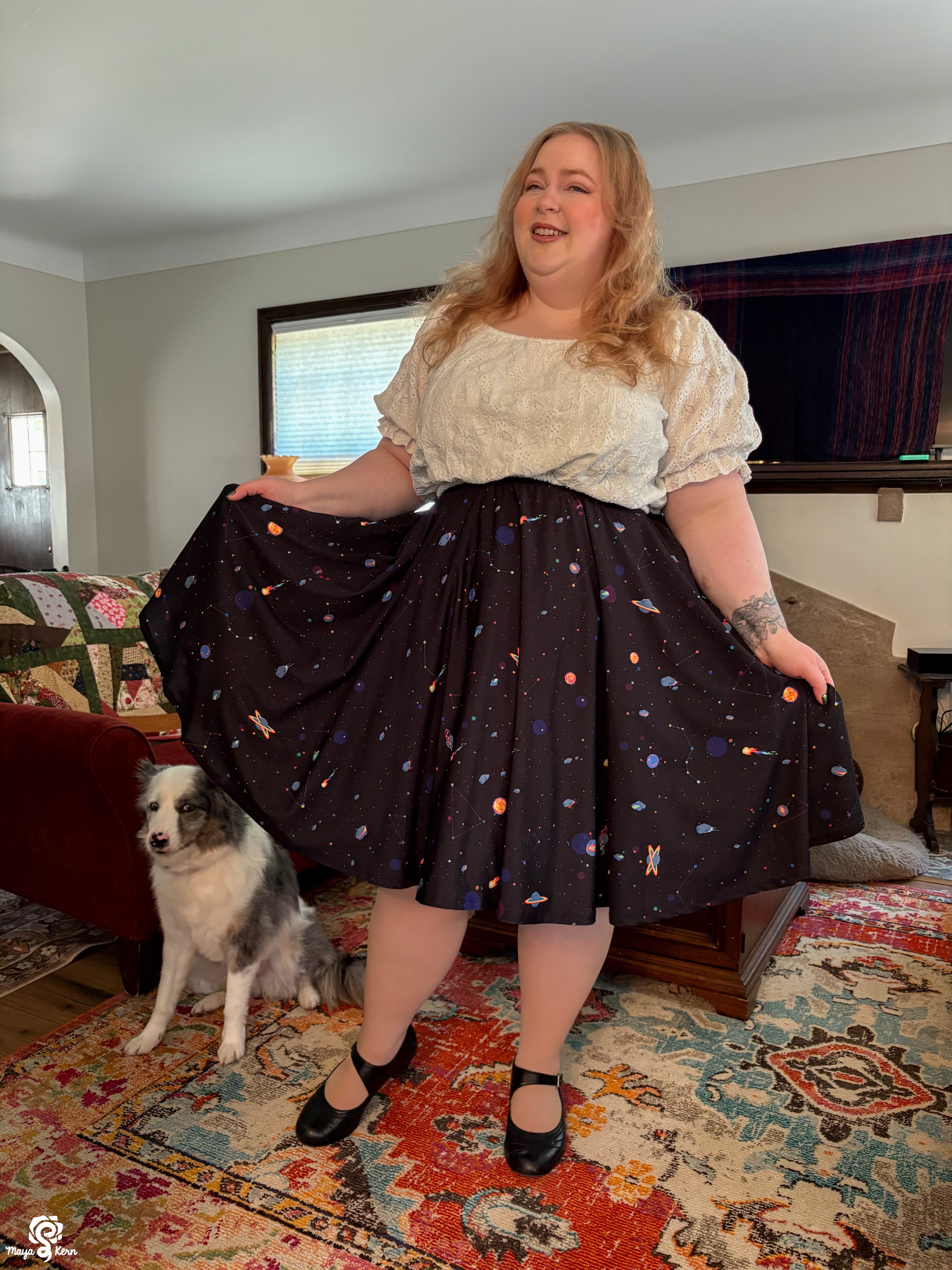 Stargayzing Midi Skirt