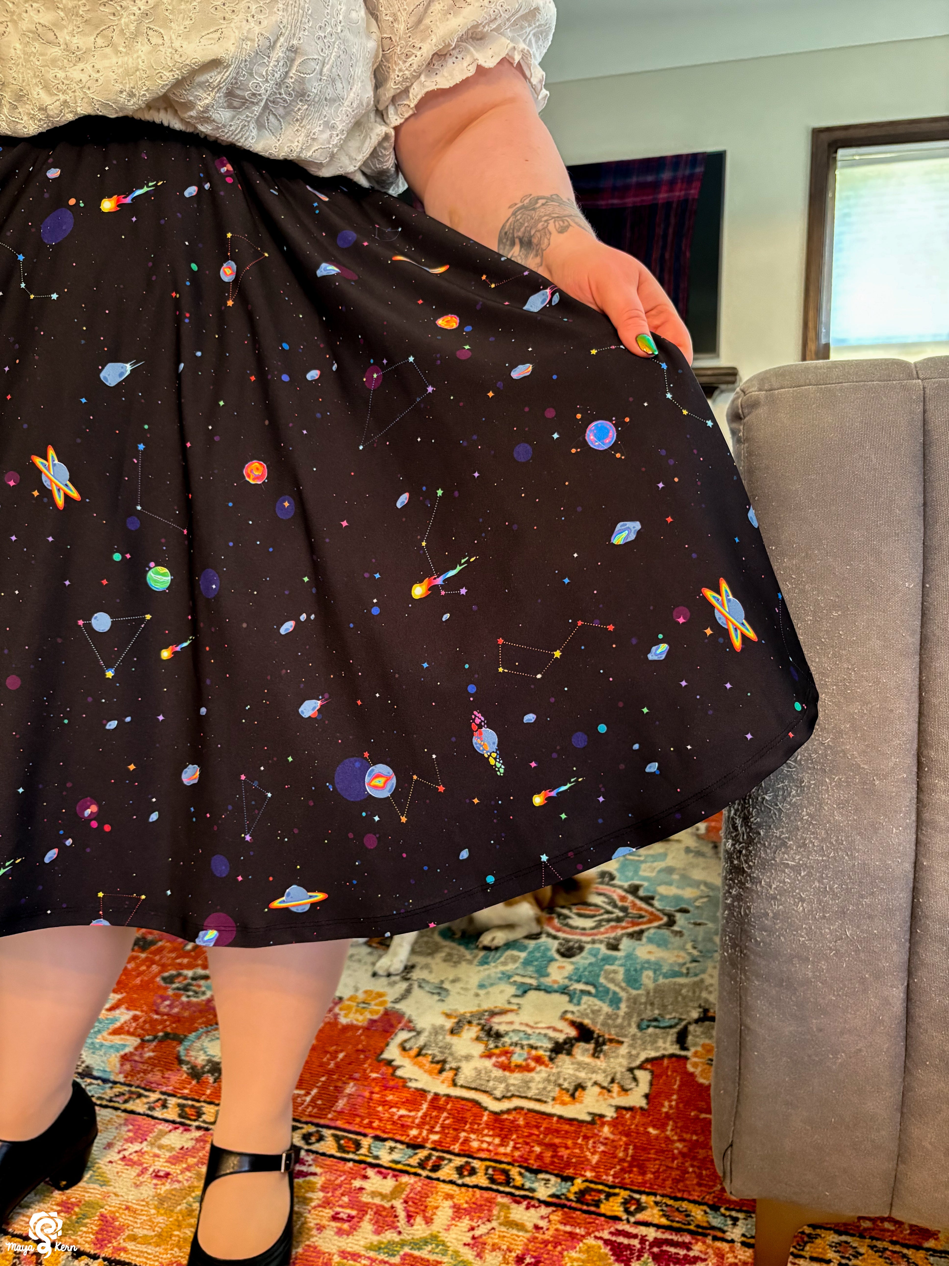 Stargayzing Midi Skirt