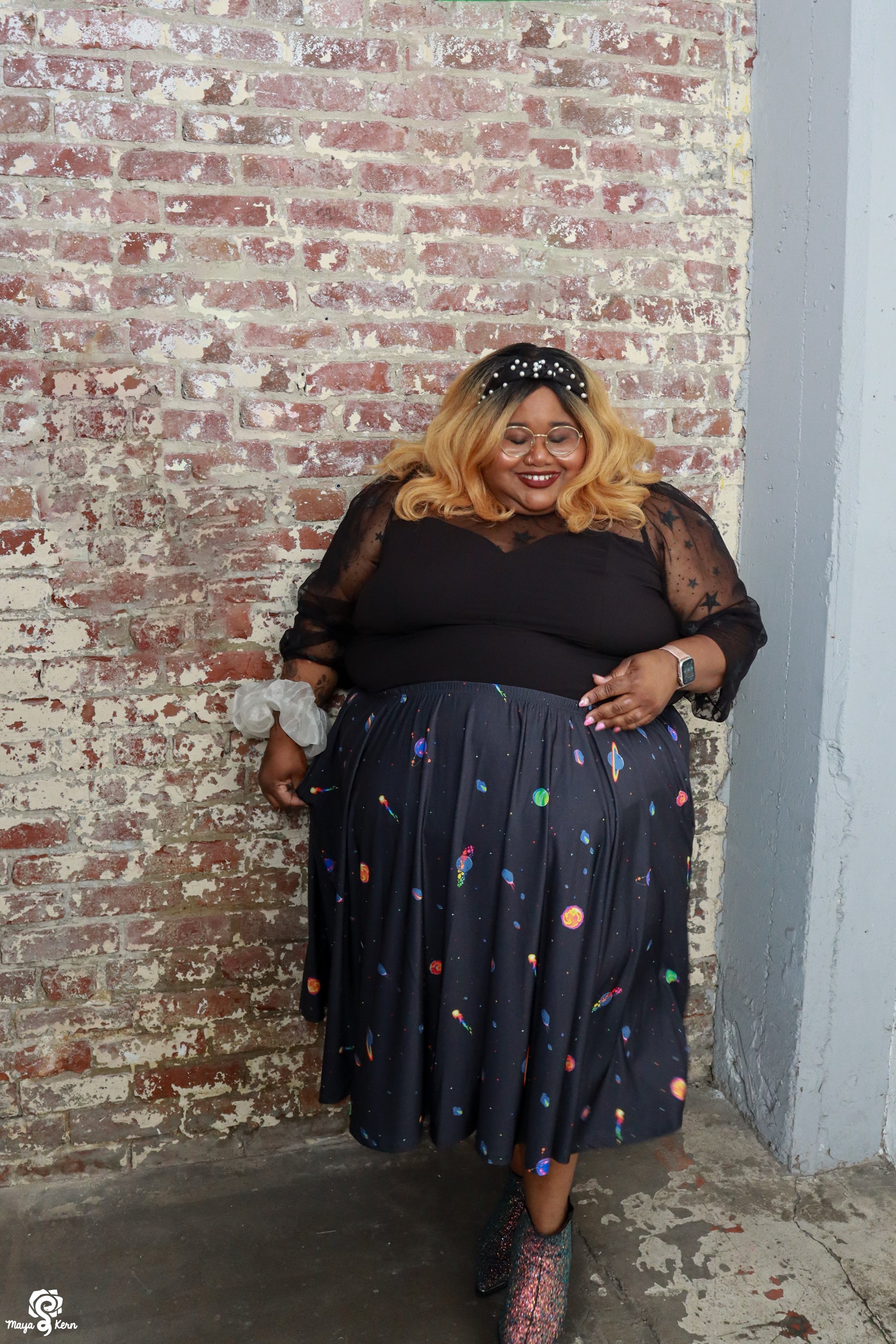 Stargayzing Midi Skirt