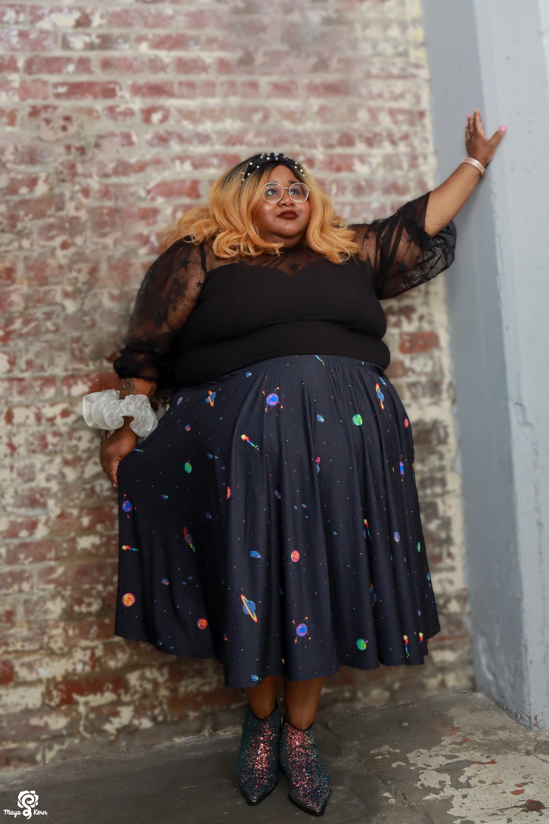 Stargayzing Midi Skirt