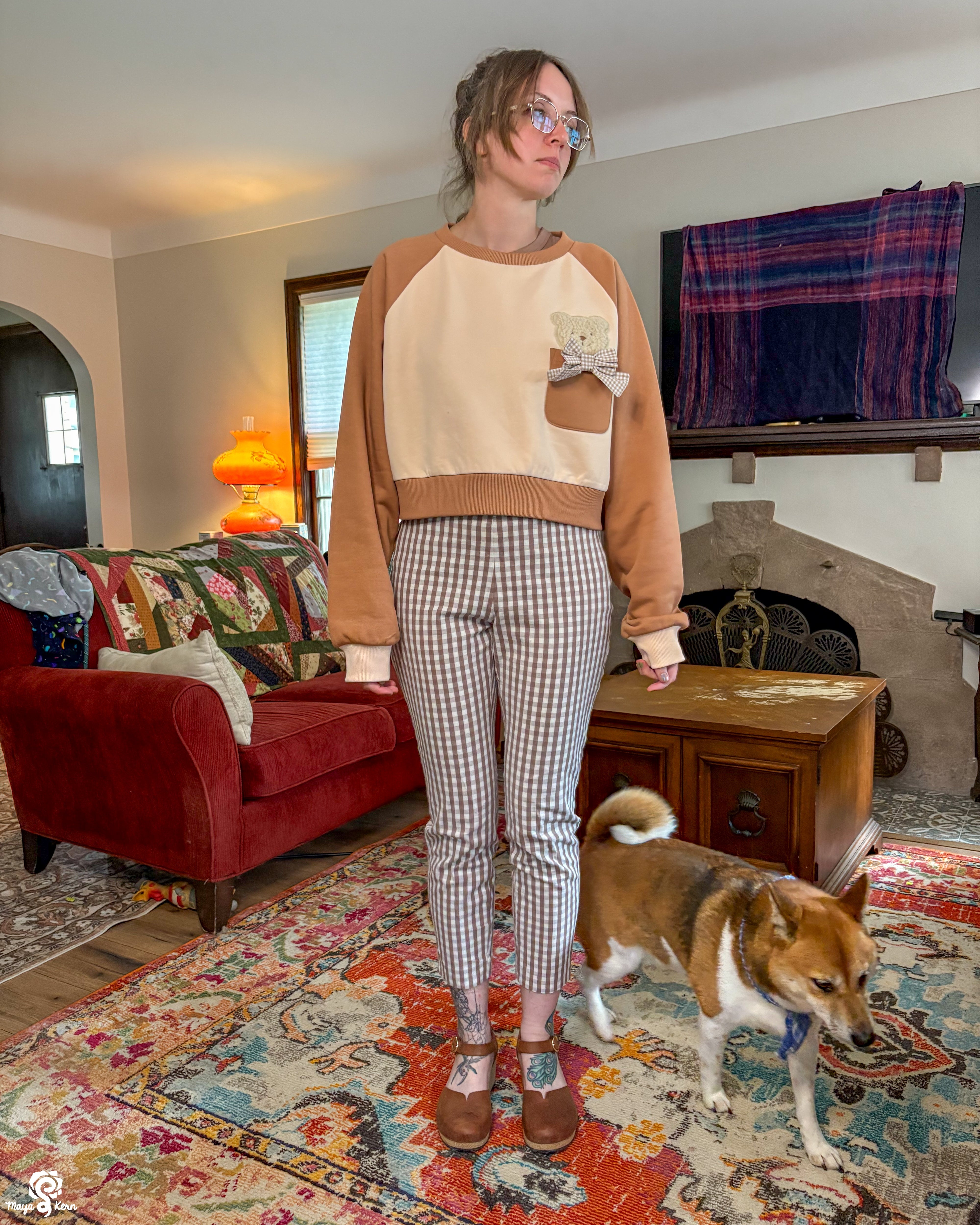 Cozy Cropped Teddy Sweater