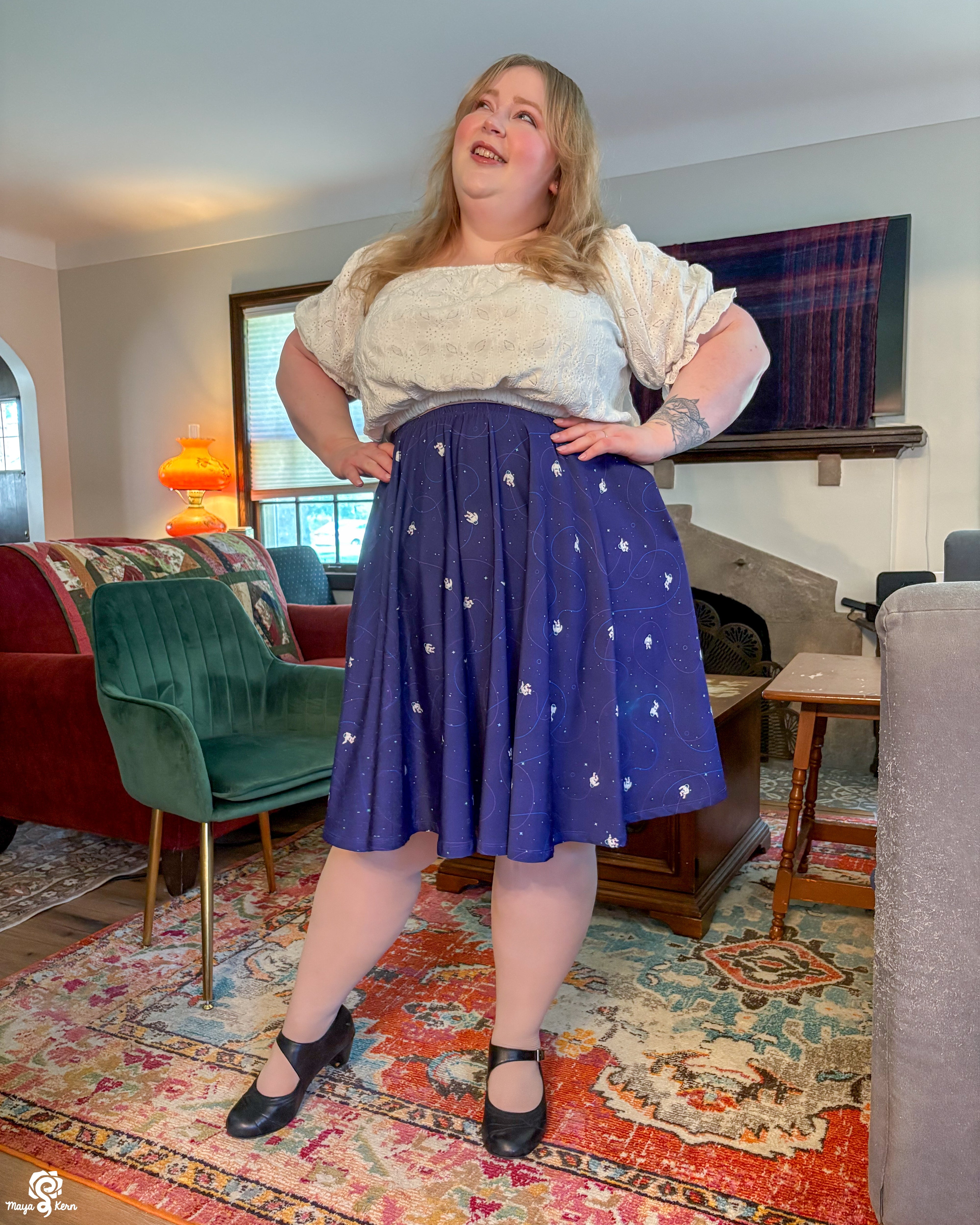 Astronaut Midi Skirt