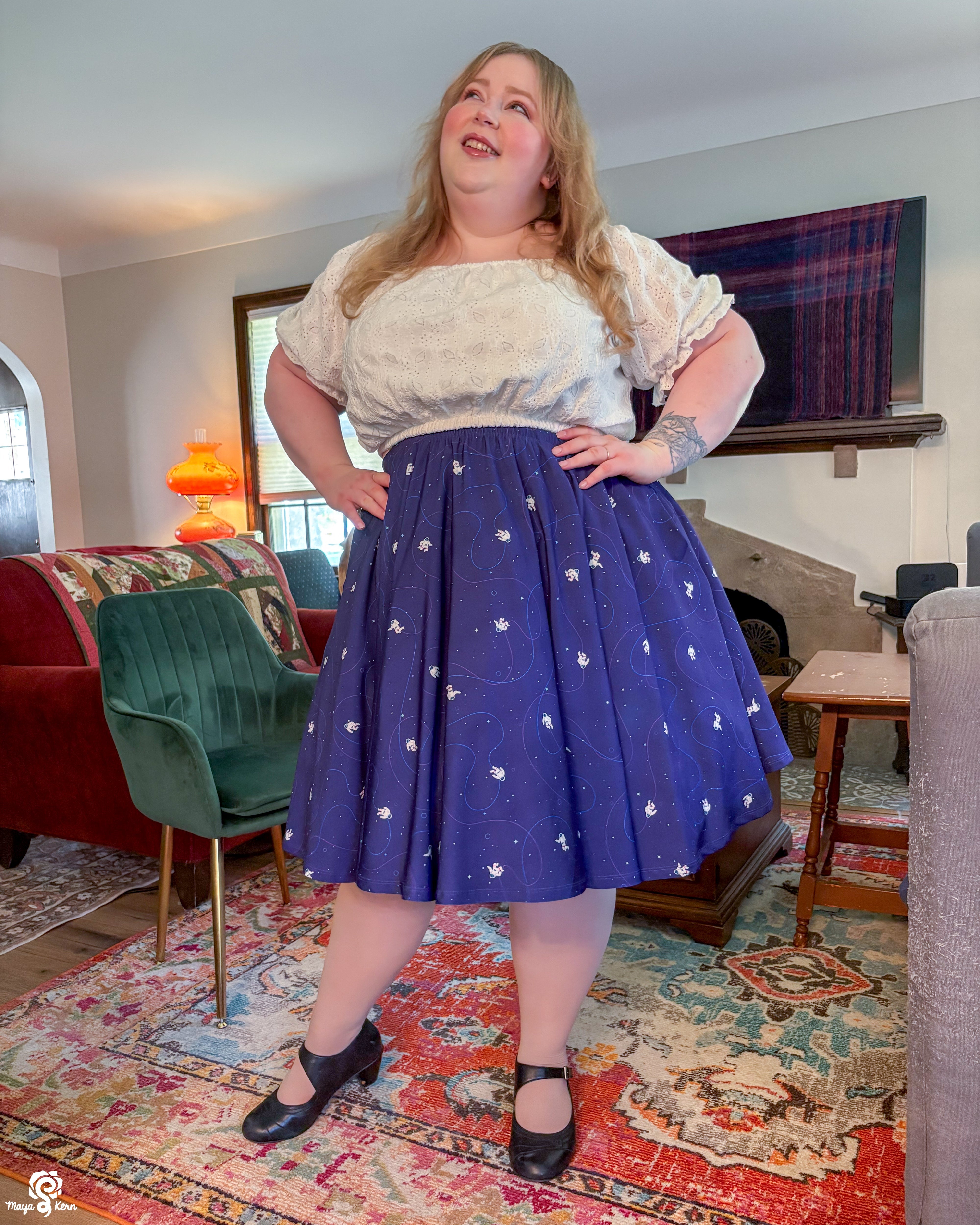 Astronaut Midi Skirt