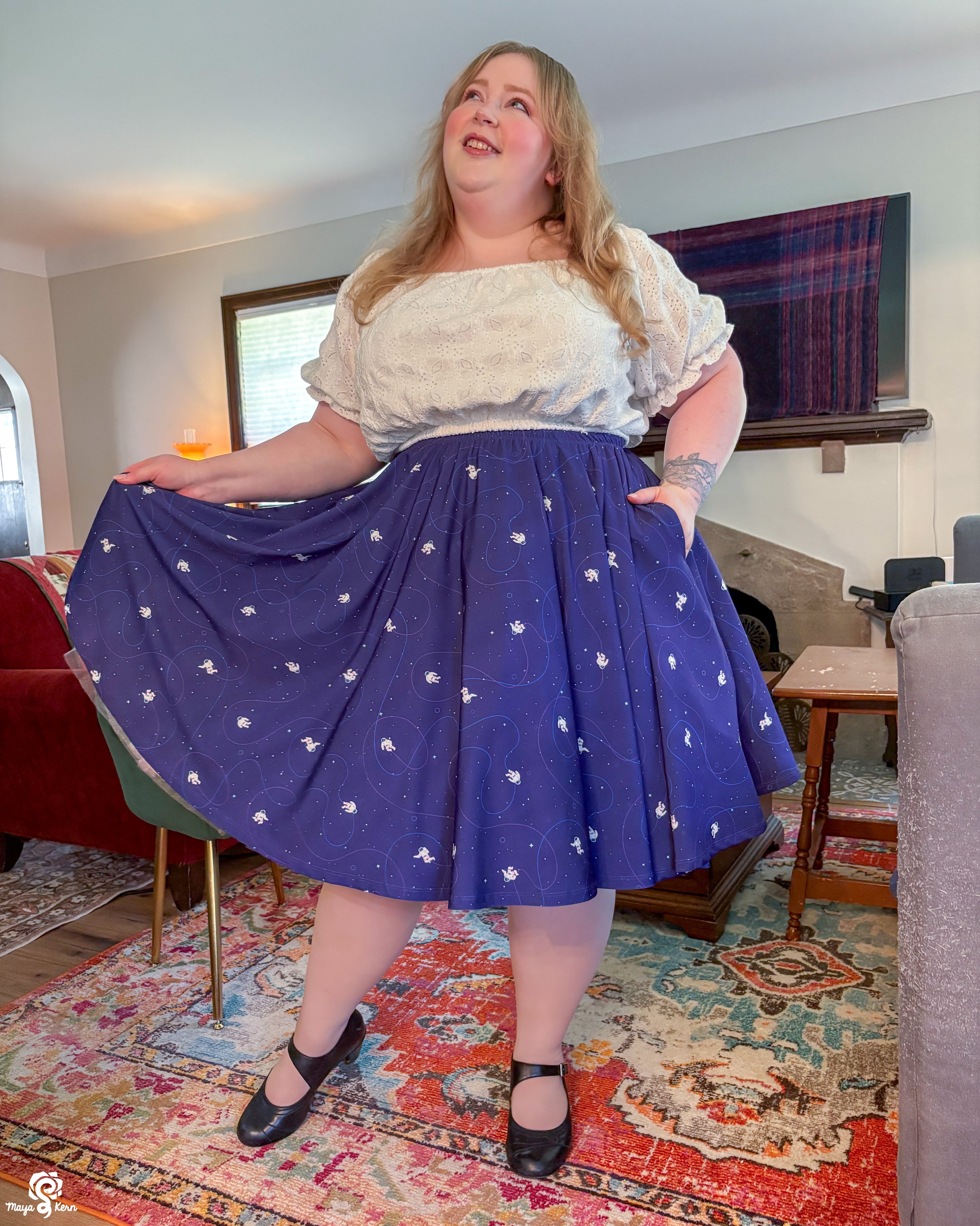 Astronaut Midi Skirt