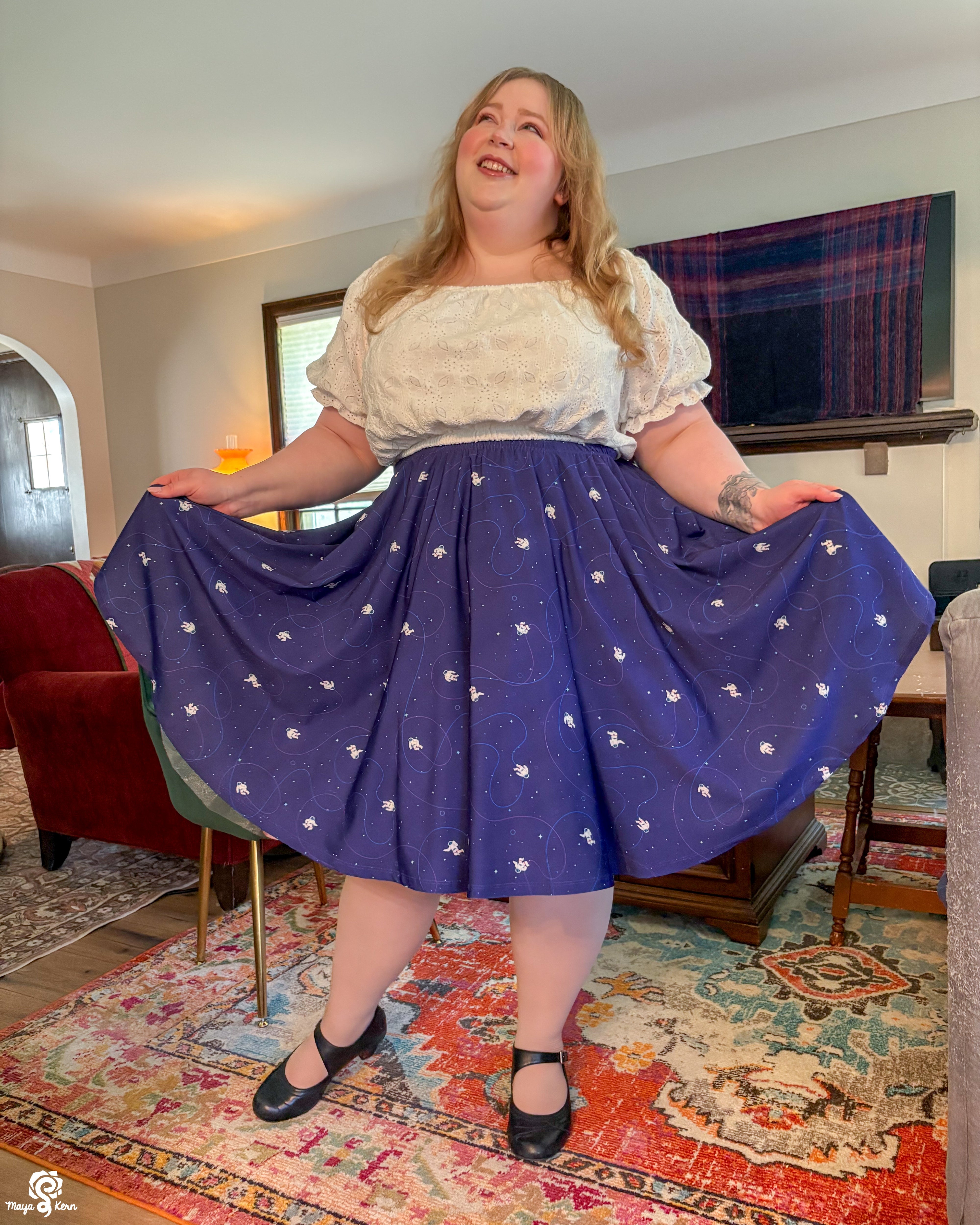Astronaut Midi Skirt