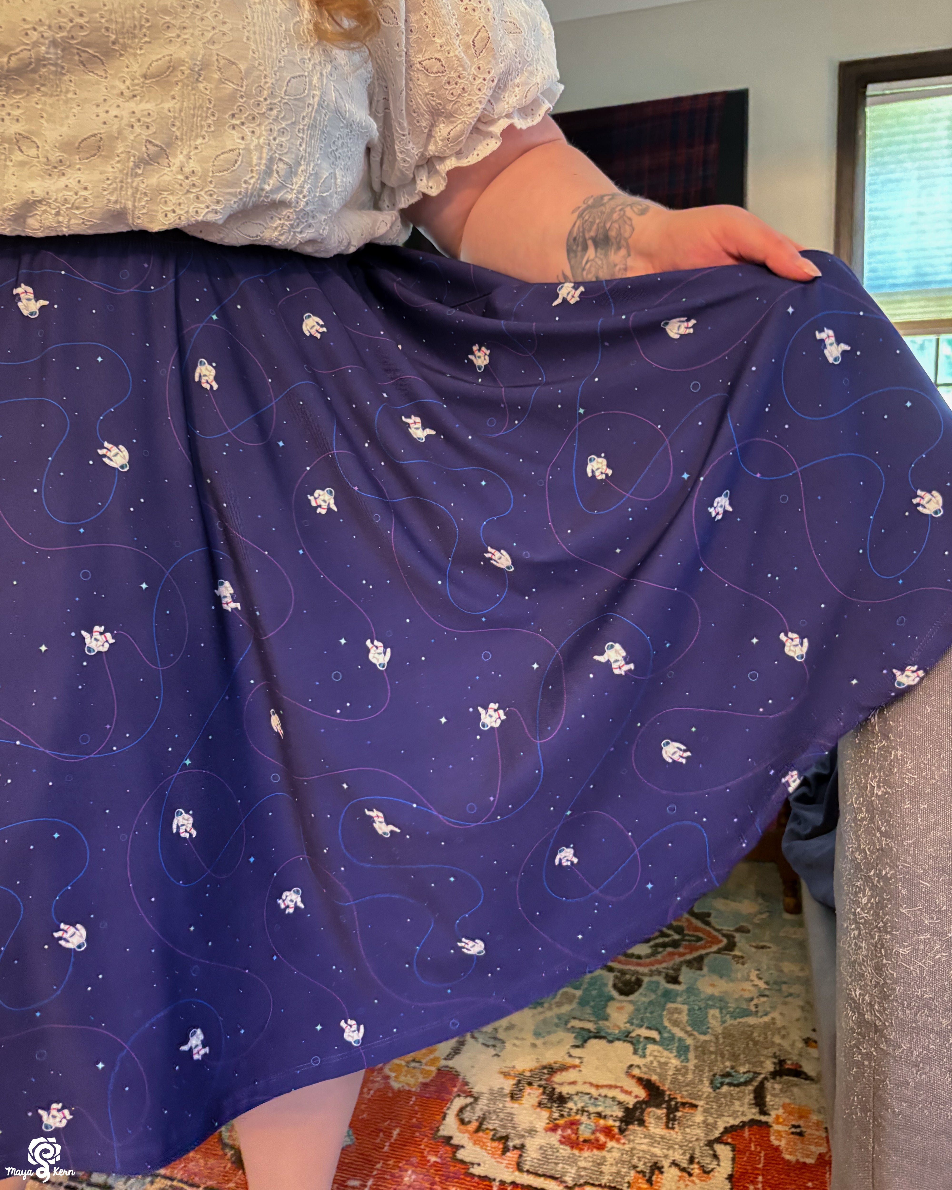 Astronaut Midi Skirt