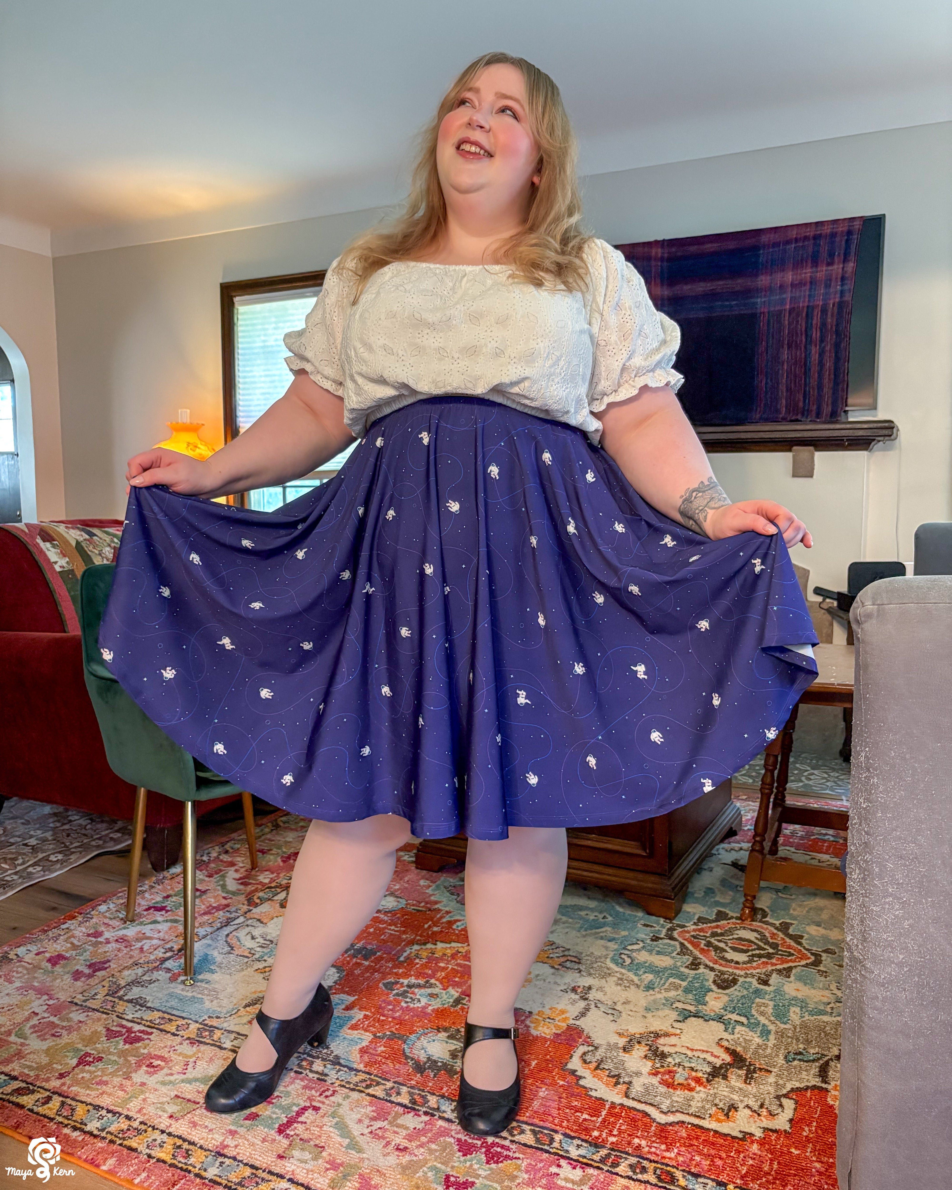 Astronaut Midi Skirt