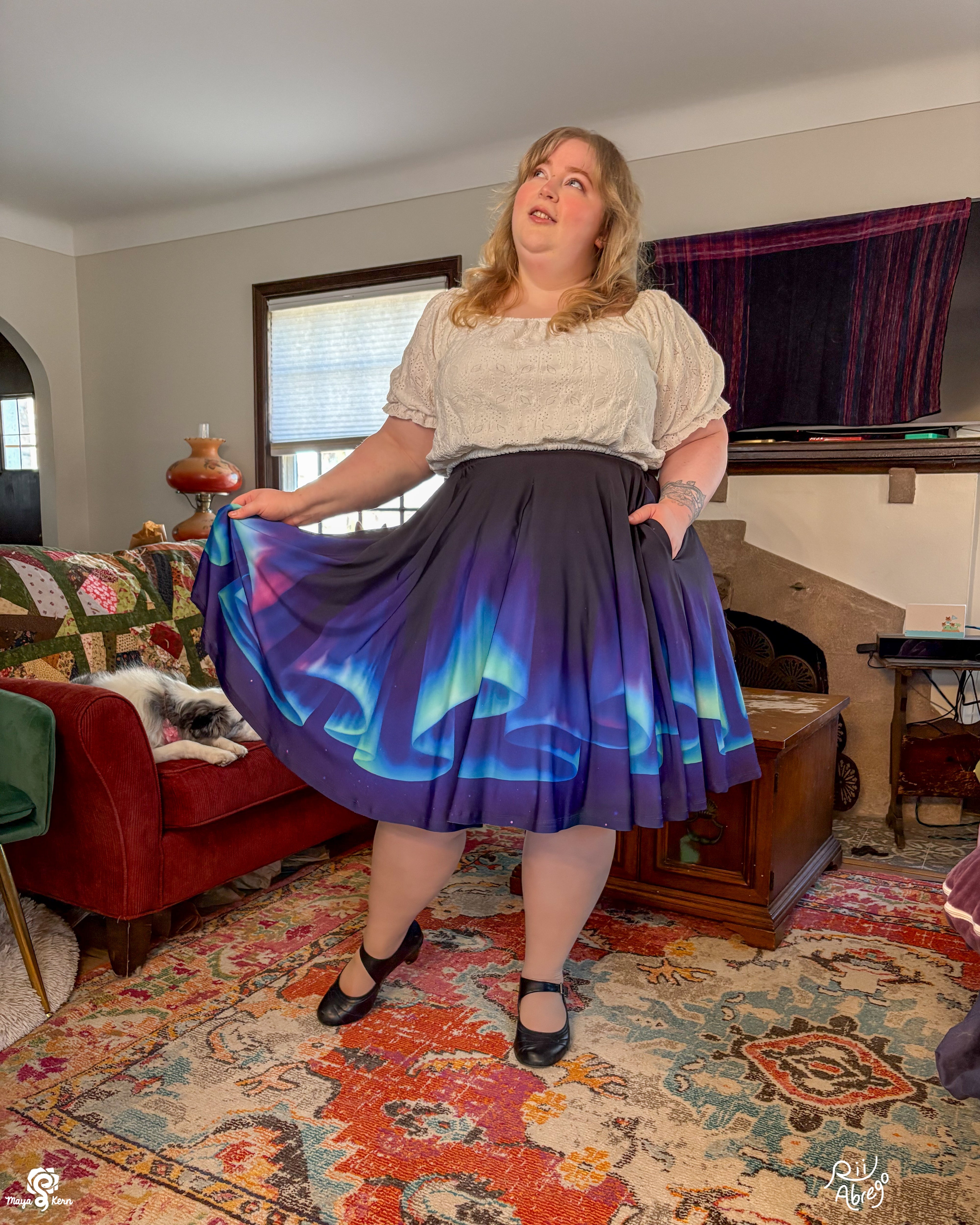 COLLAB: Rii Abrego Aurora Midi Skirt