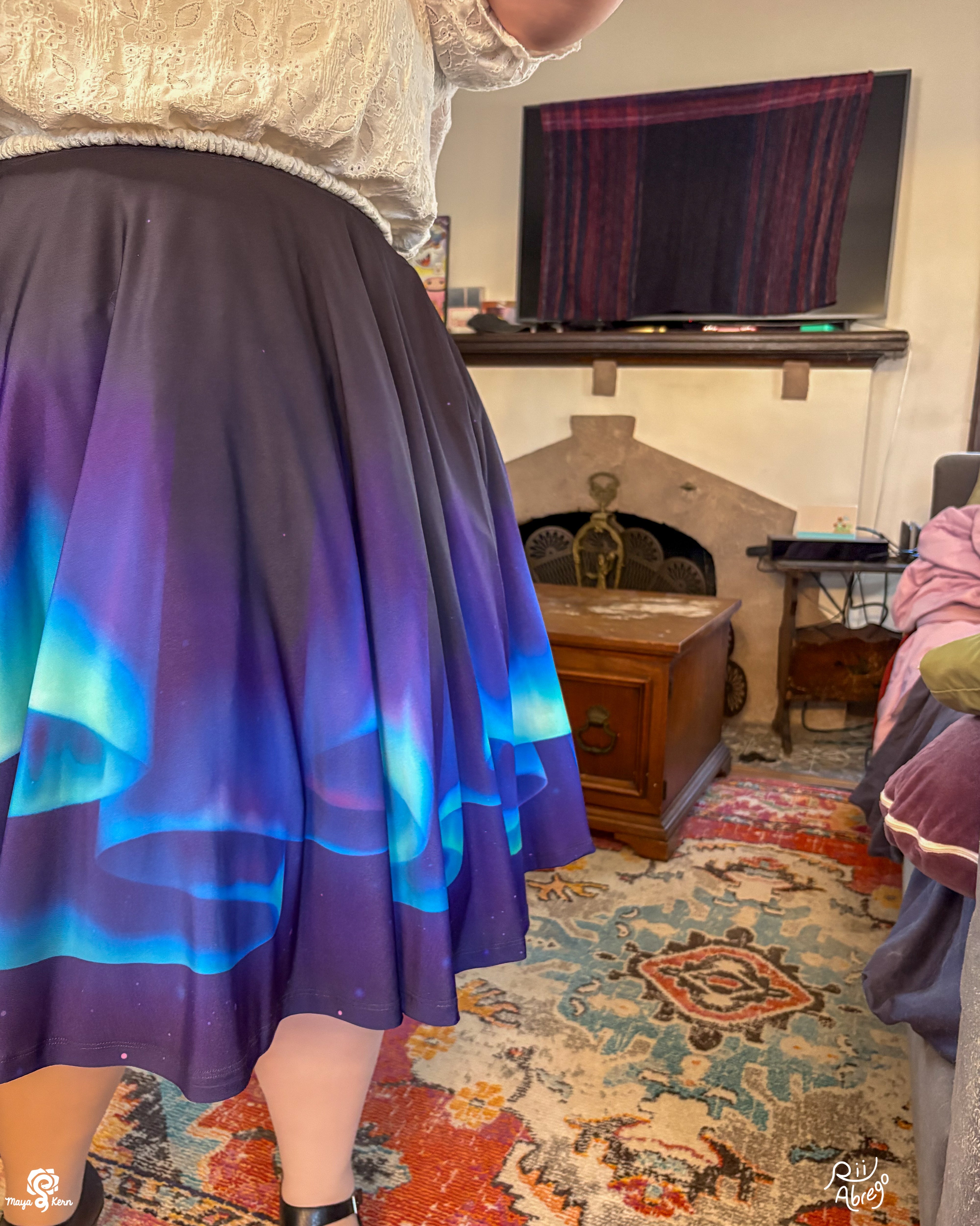 COLLAB: Rii Abrego Aurora Midi Skirt