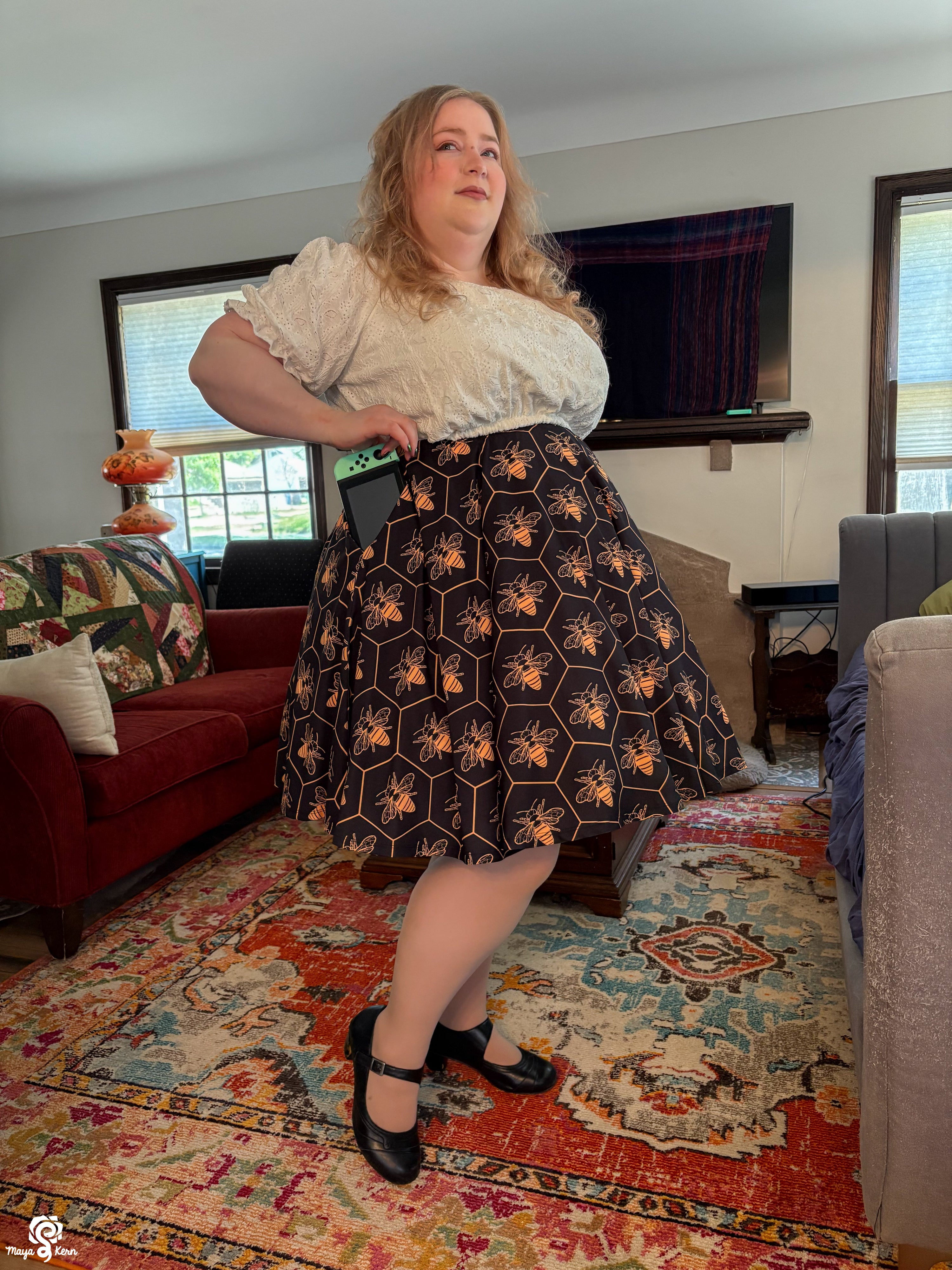 Bee Midi Skirt