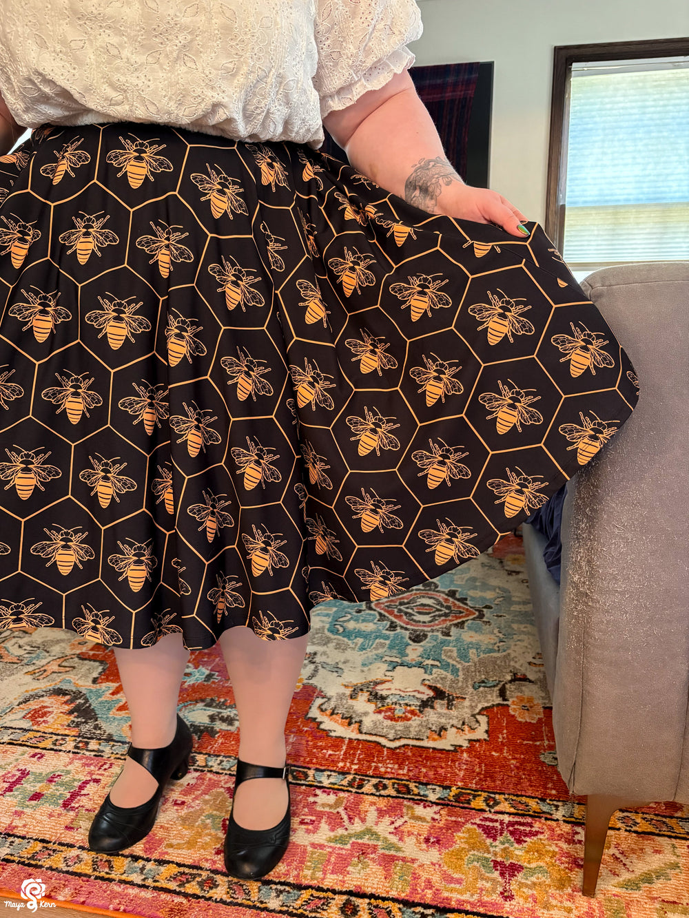 Bee Midi Skirt