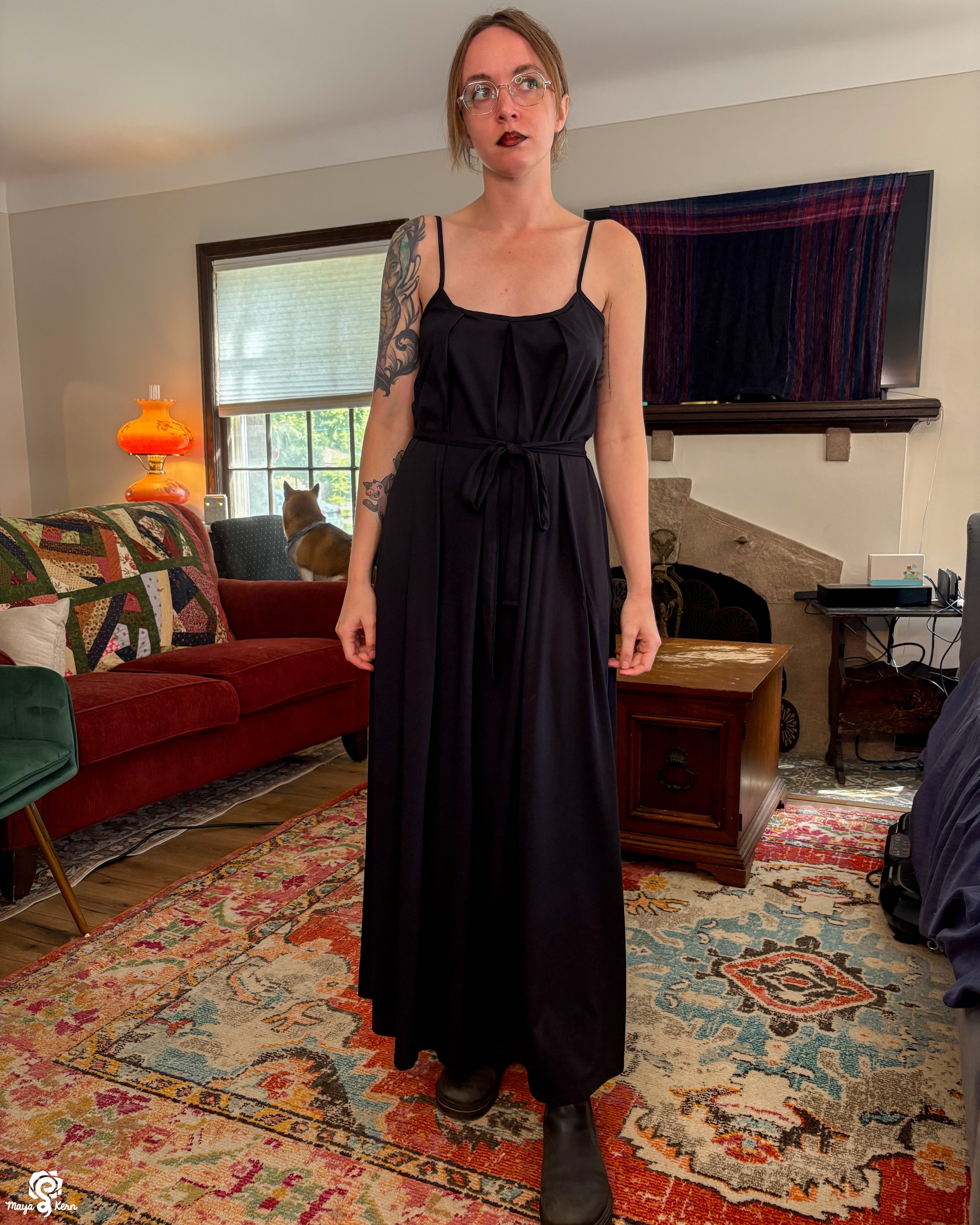 [PREORDER] Black Sunswept Maxi Dress