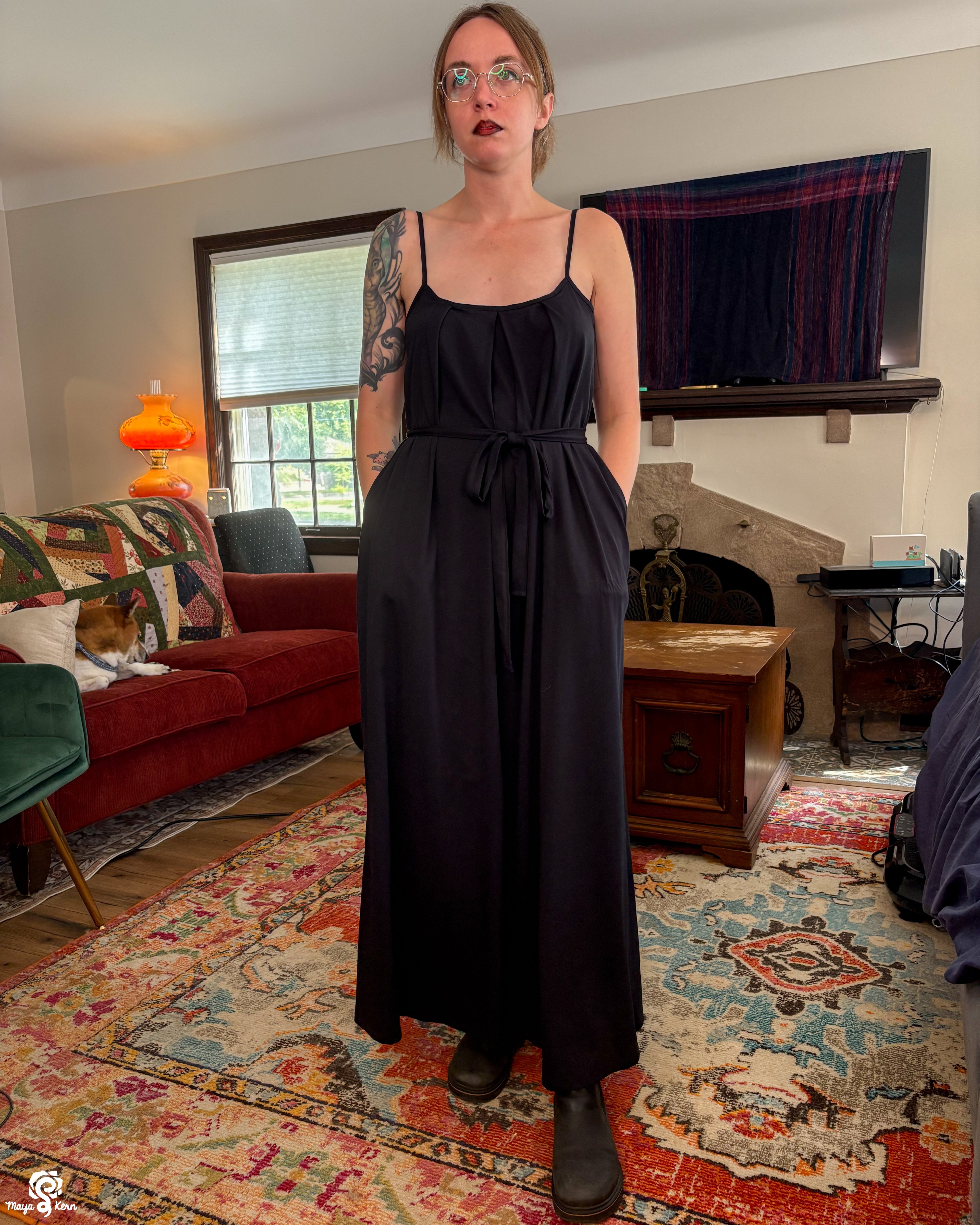 [PREORDER] Black Sunswept Maxi Dress