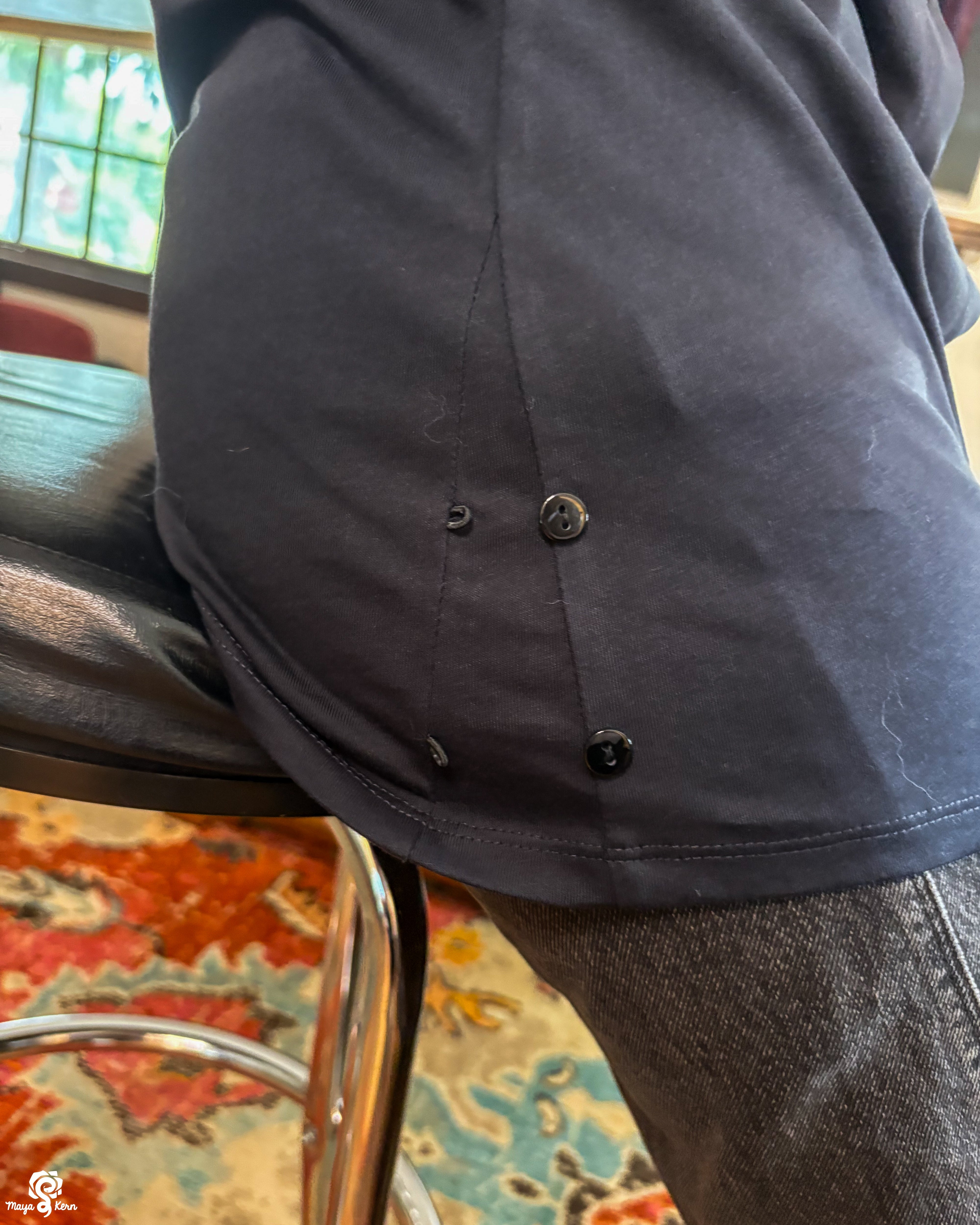 [PREORDER] Black Cotton Button-Up Shirt