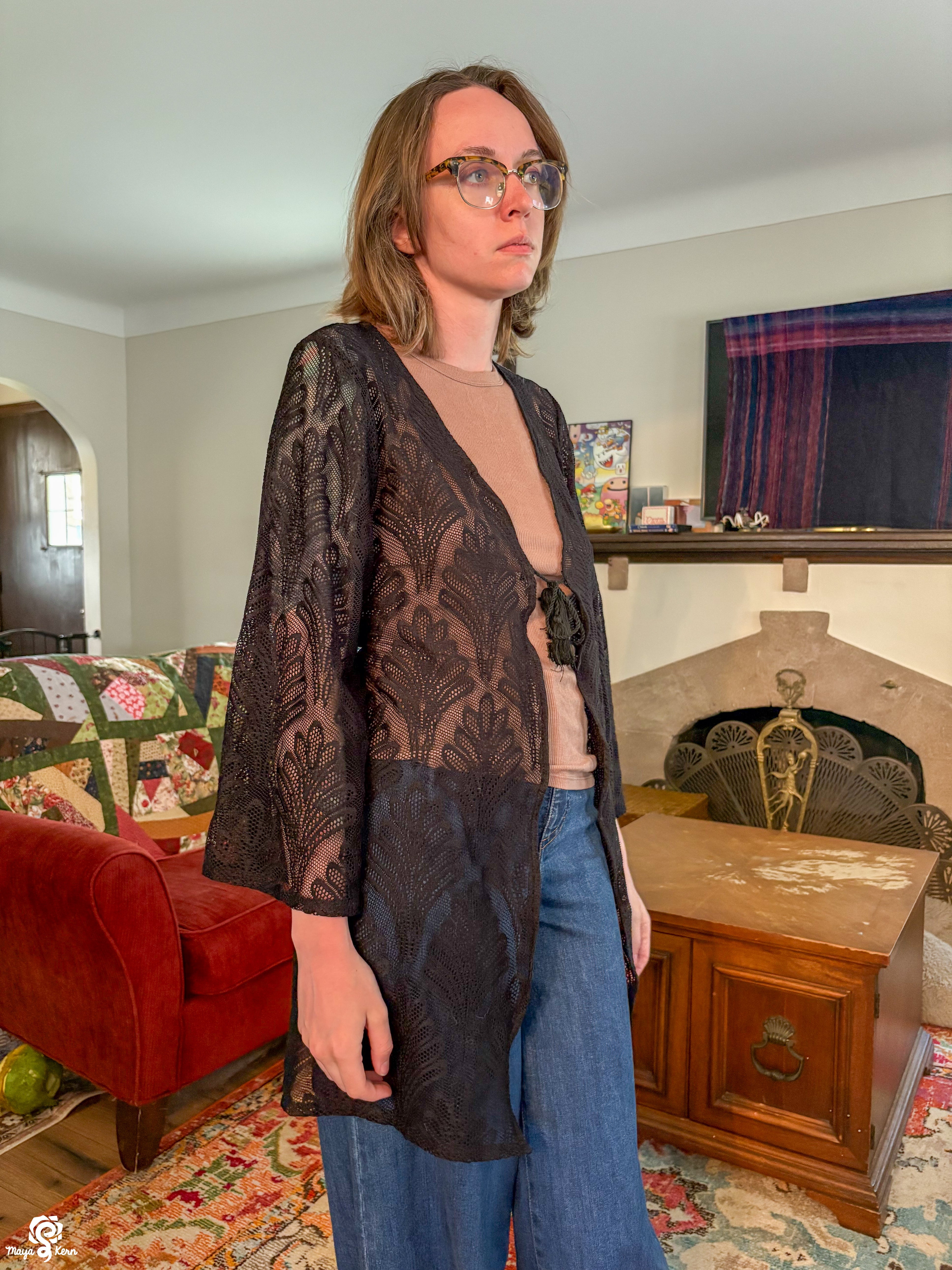 [PREORDER] Black Lace Cardigan