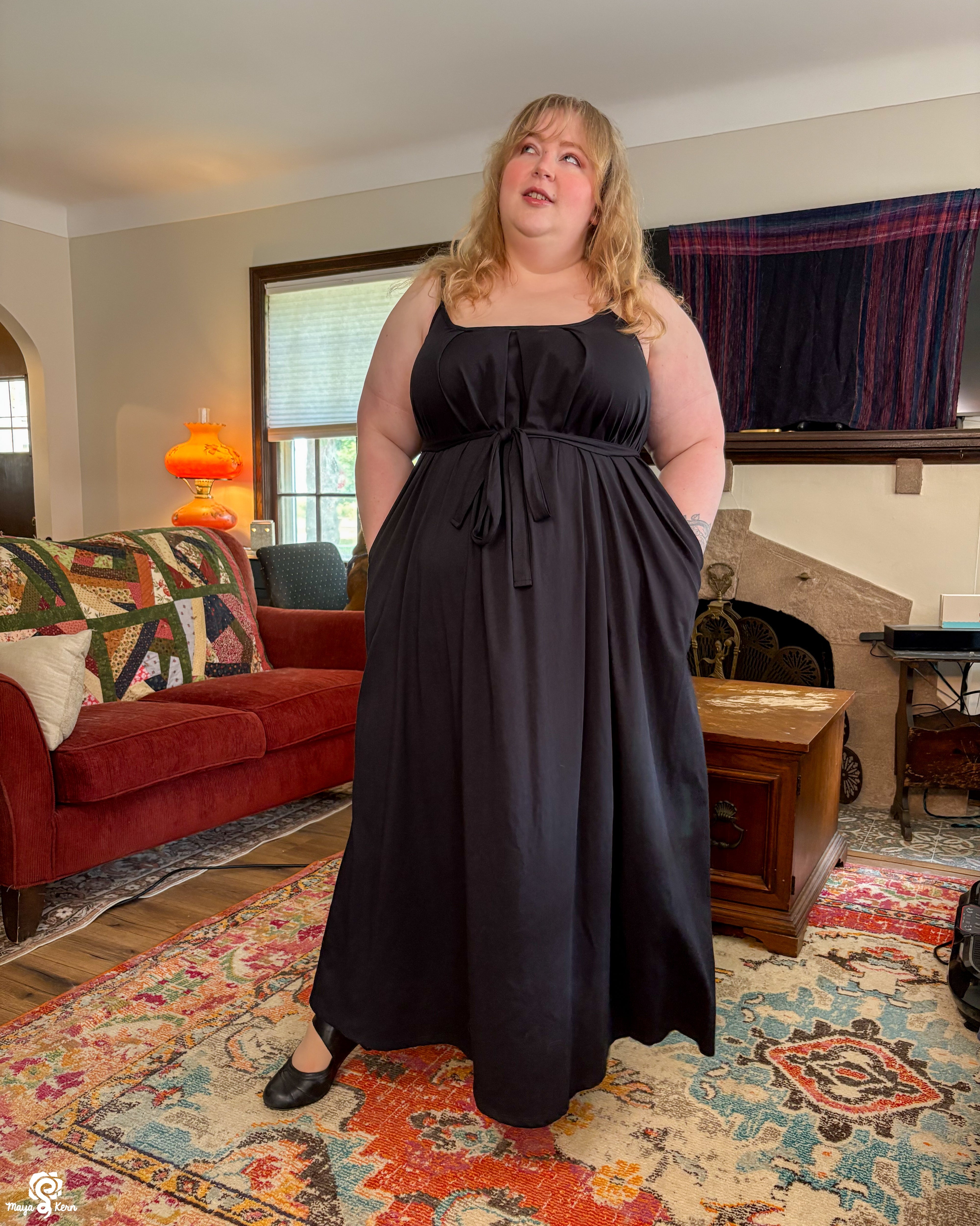 [PREORDER] Black Sunswept Maxi Dress